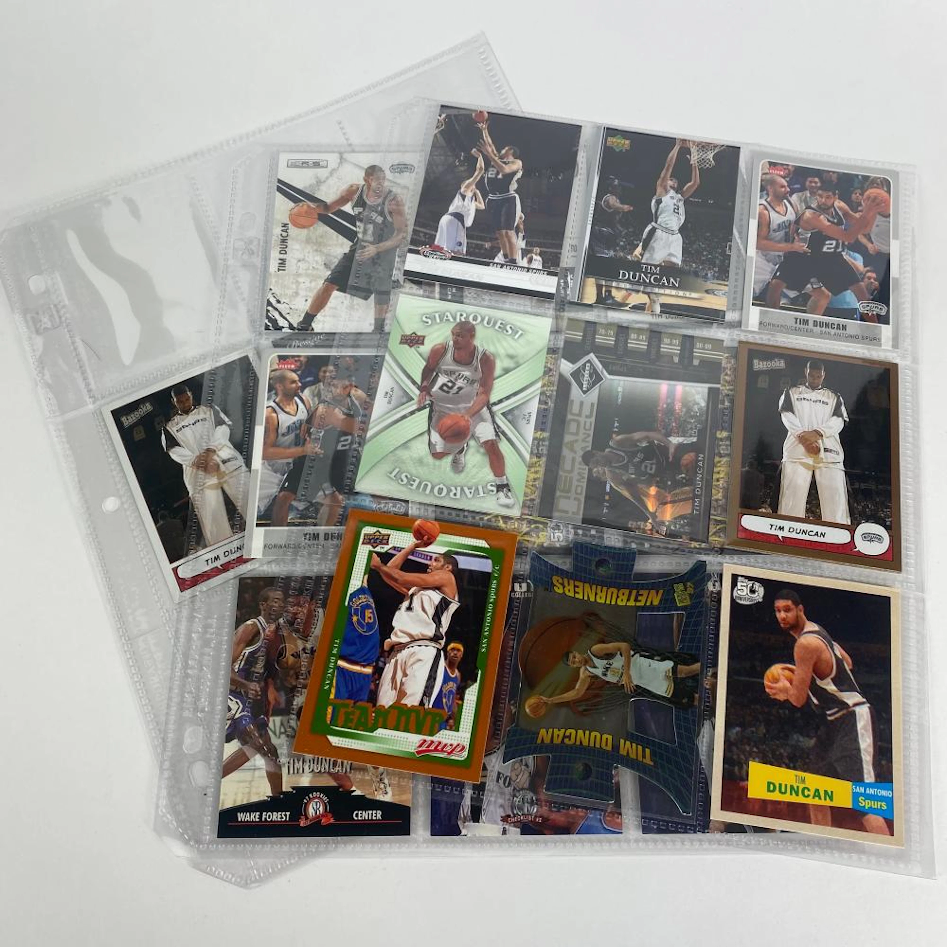 Tim Duncan NBA Key Star Holofoil Basketball CARD LOT 90s 2000s ROOKIE