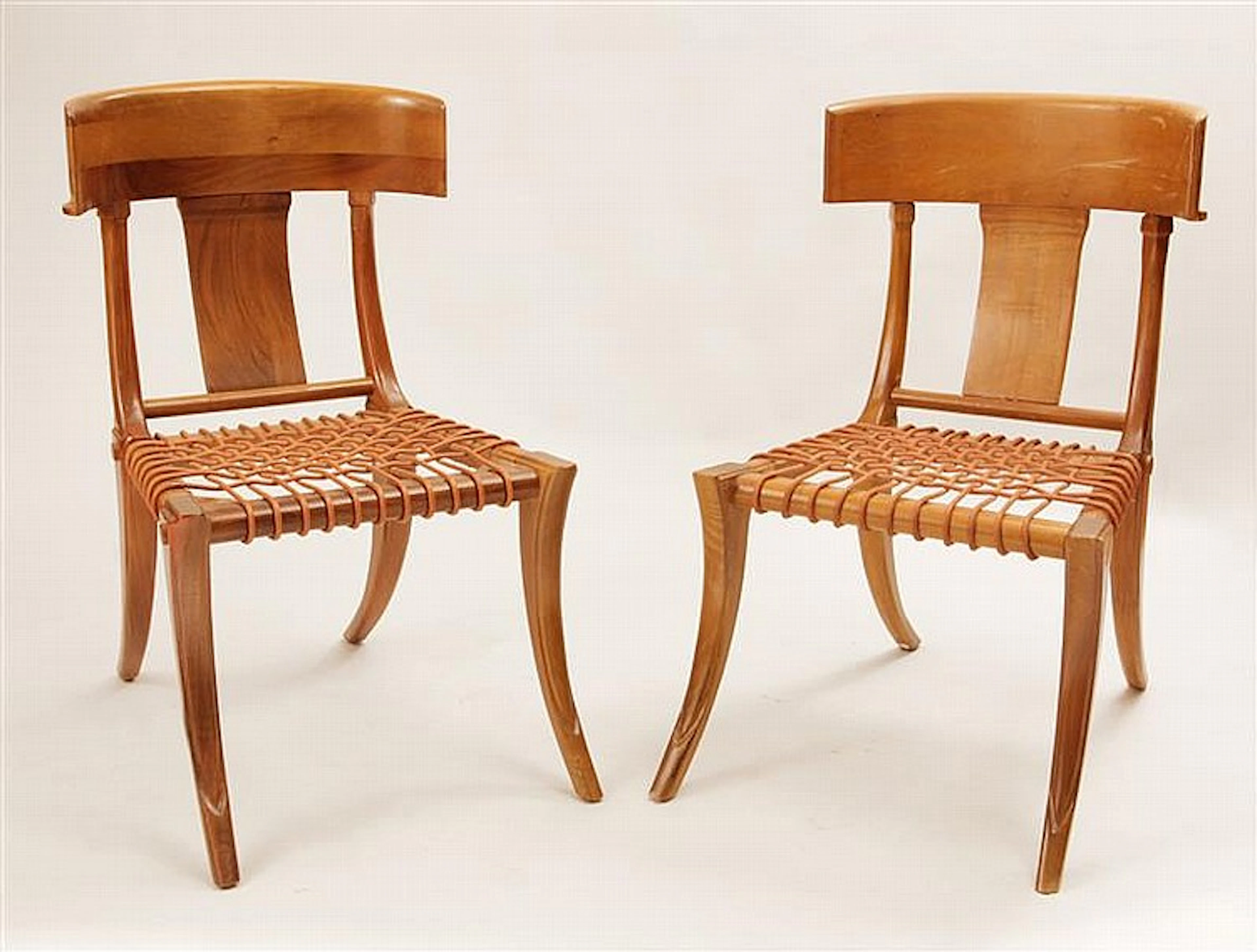 After a Design by Robsjohn-Gibbings: Pair of Greek...