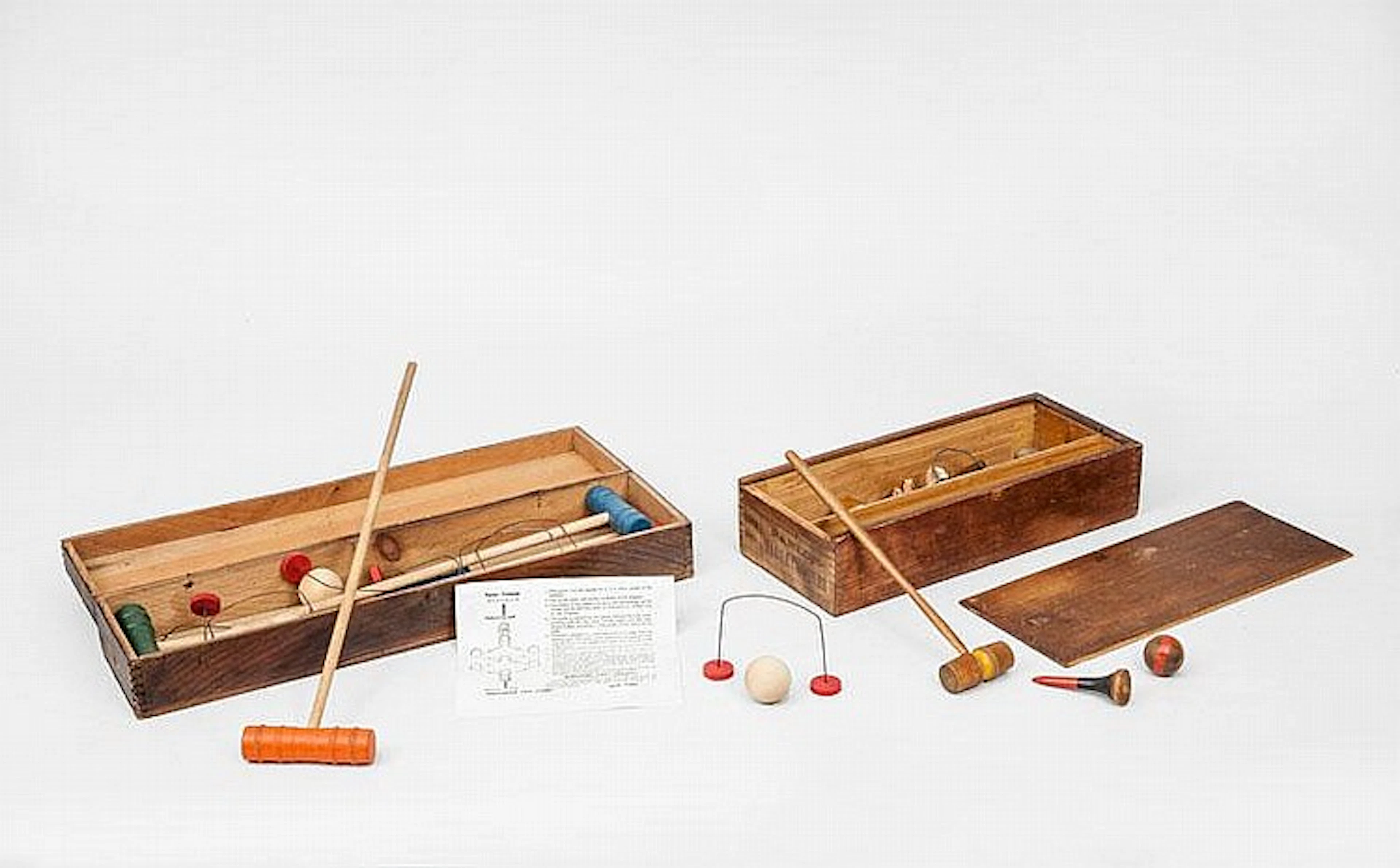 Boxed Set of Parlor Croquet, Manufactured by Pressman Toy Corp.