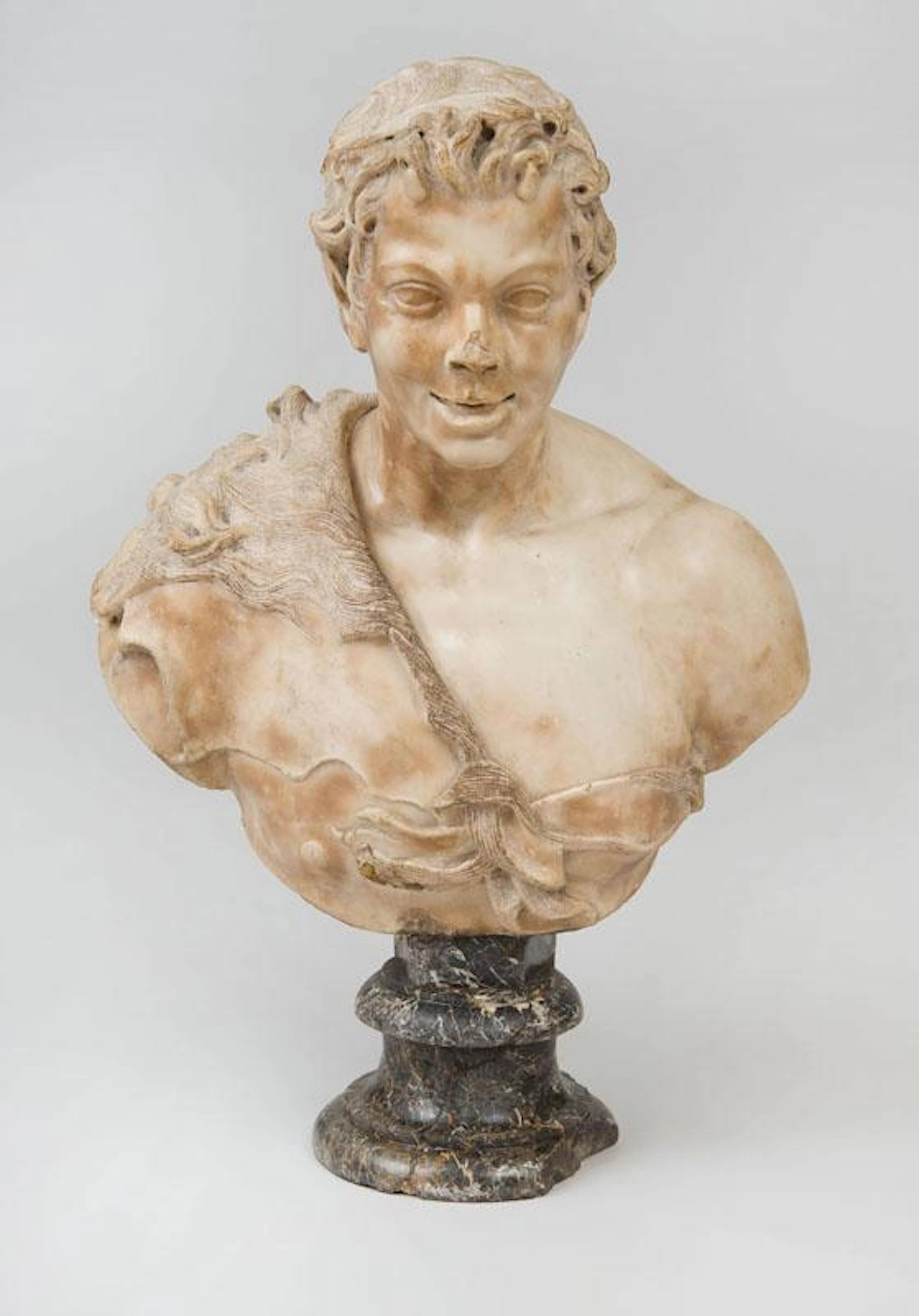 ITALIAN SCHOOL, POSSIBLY PIETRO BERNINI (1562-1629): BUST OF A SATYR
