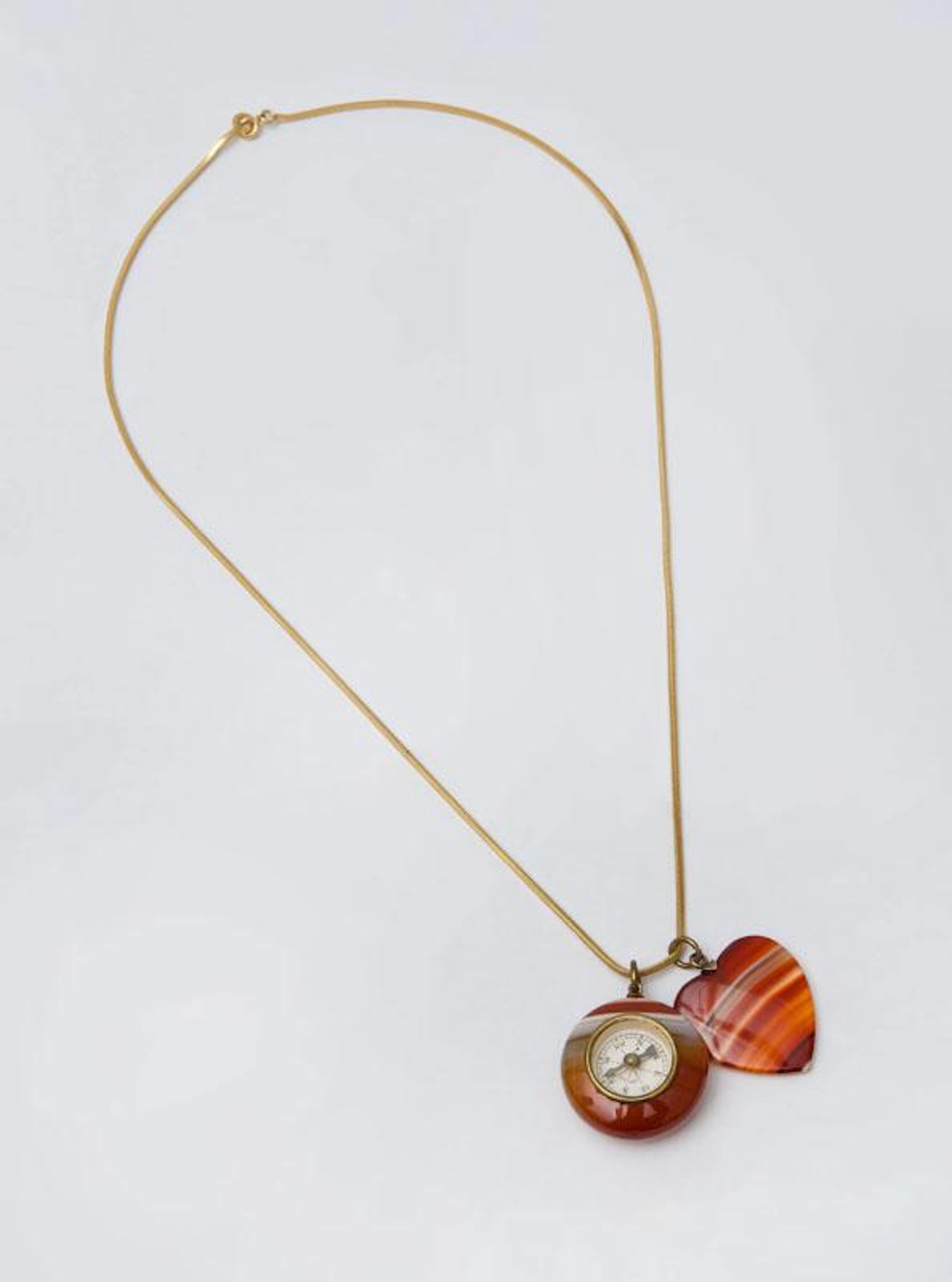TWO VINTAGE PENDANT NECKLACES