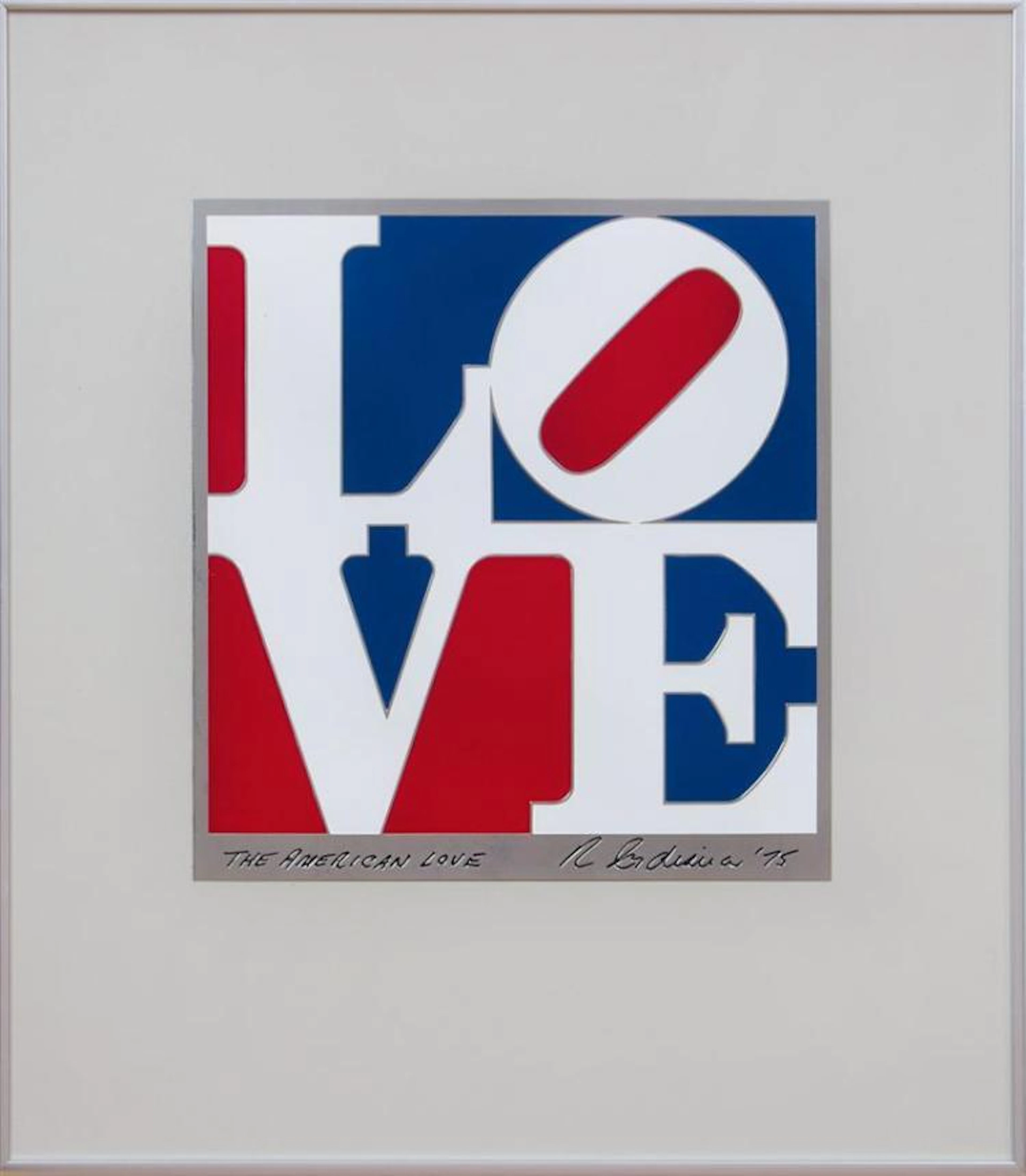 ROBERT INDIANA (b. 1928): THE AMERICAN LOVE: TWO IMPRESSIONS