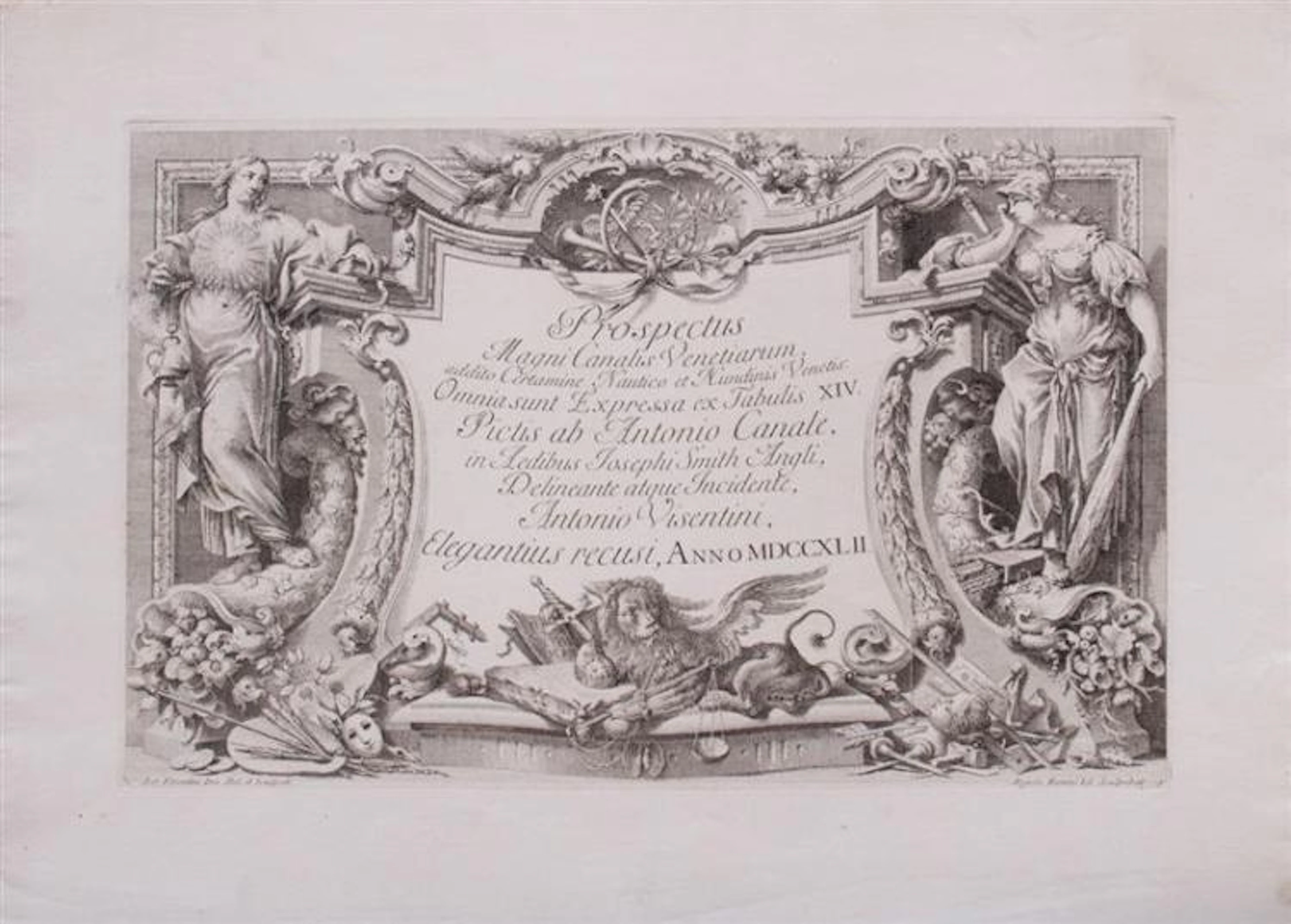 ANTONIO VISENTINI (1688-1782): PROSPECTUS MAGNI CANALIS VENETIARUM