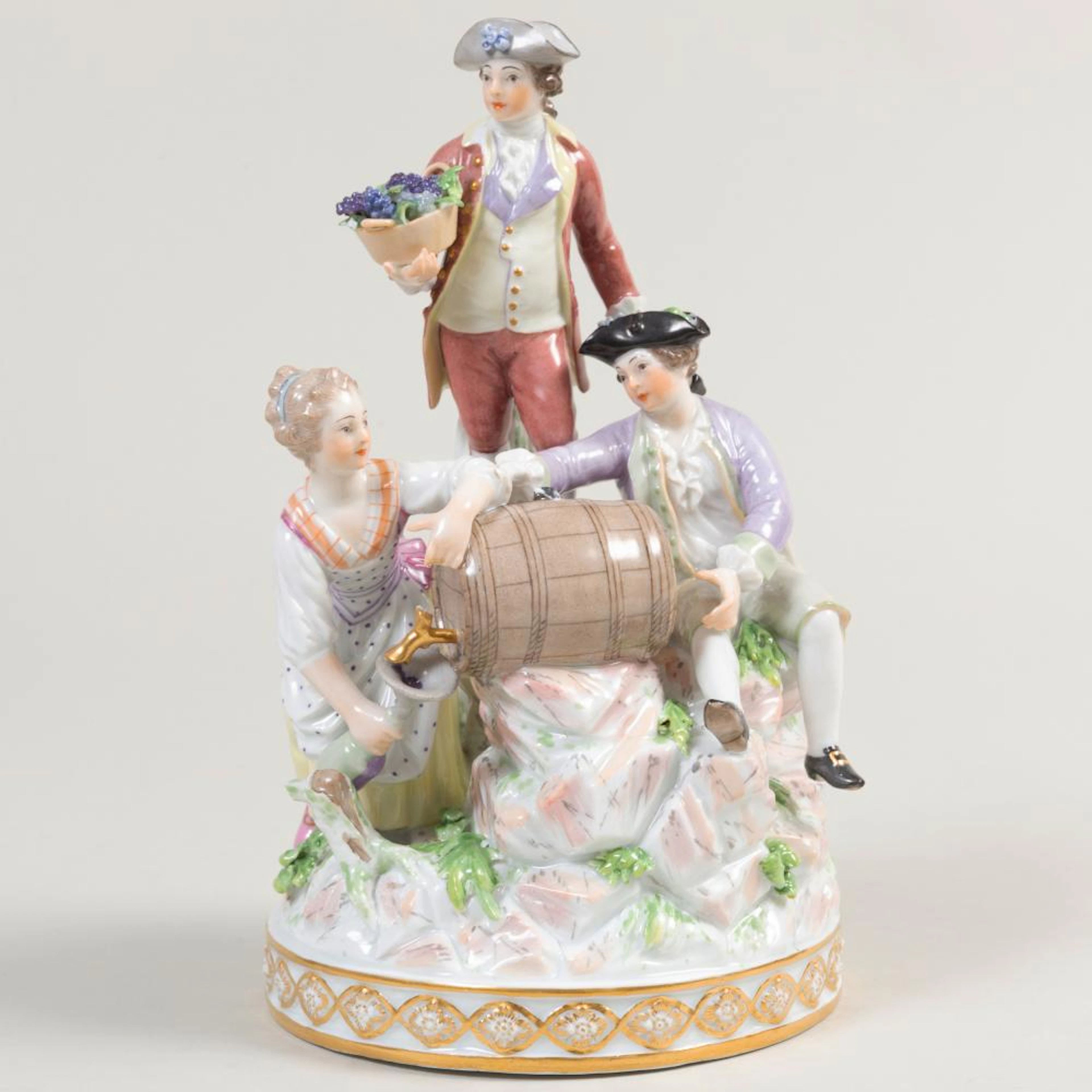 Berlin Porcelain Vinter Figure Group