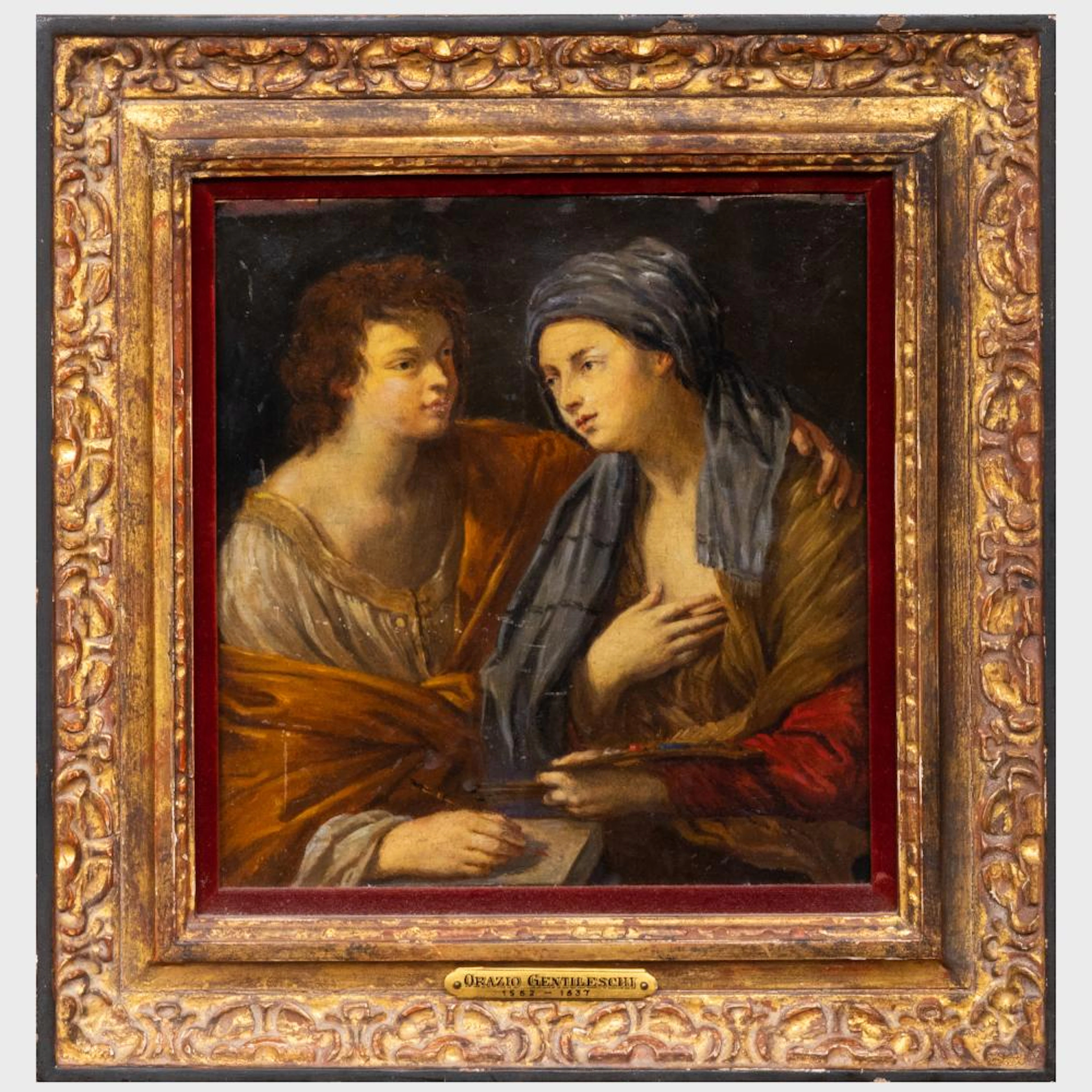 After Orazio Gentileschi (1563-1639): Two Figures