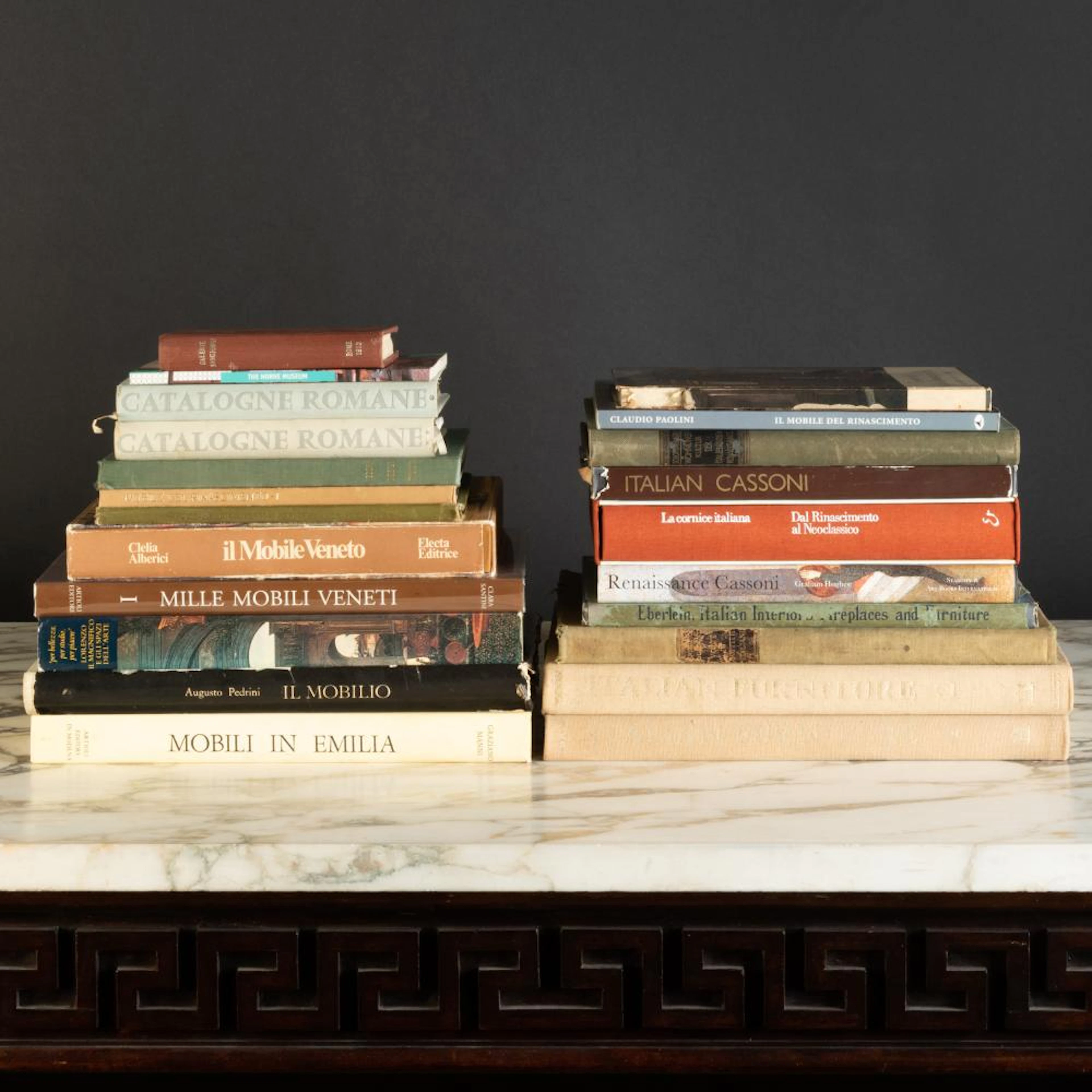 Miscellaneous Group of Books on Italian Furniture