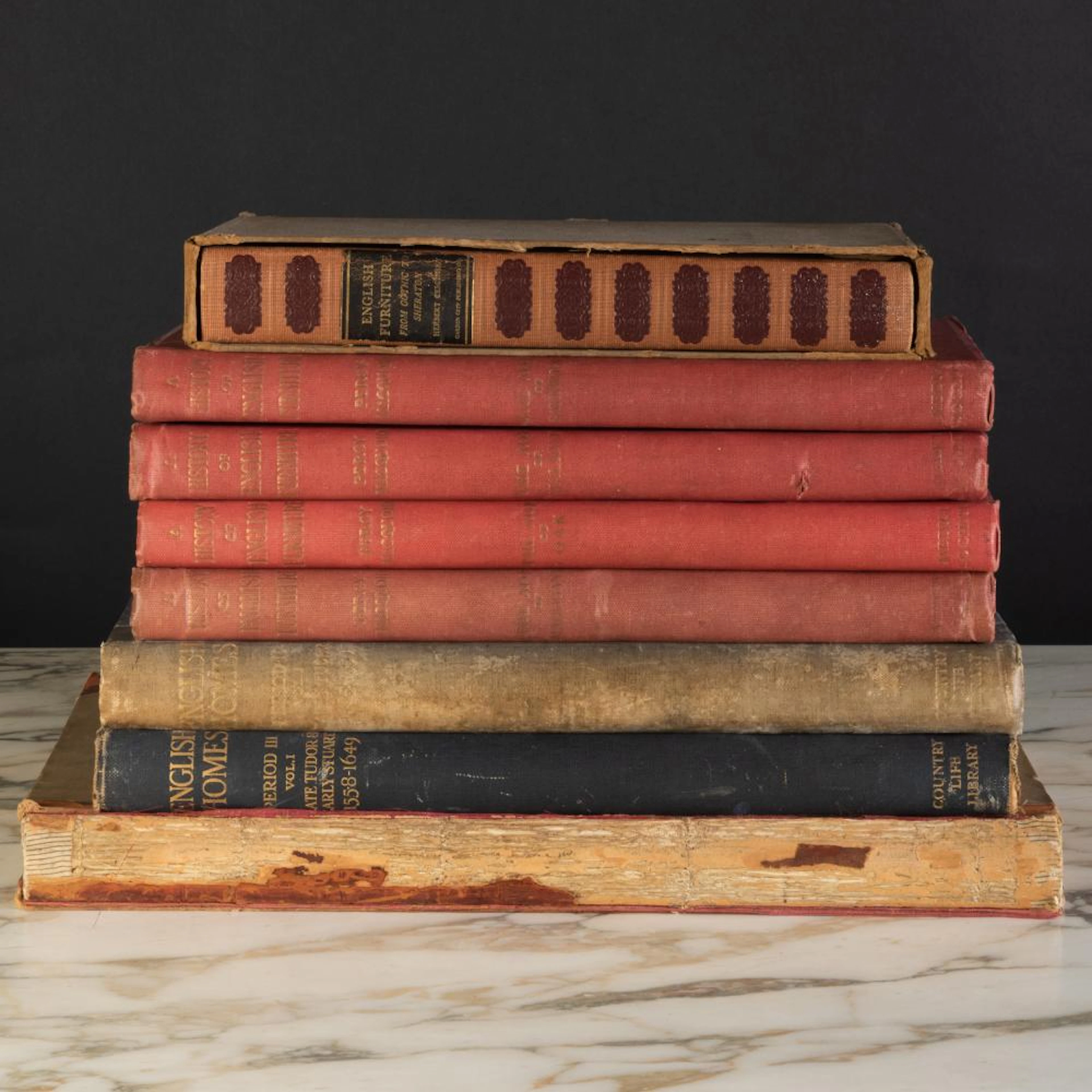Miscellaneous Group of Books on English Furniture, Interiors, and Clocks