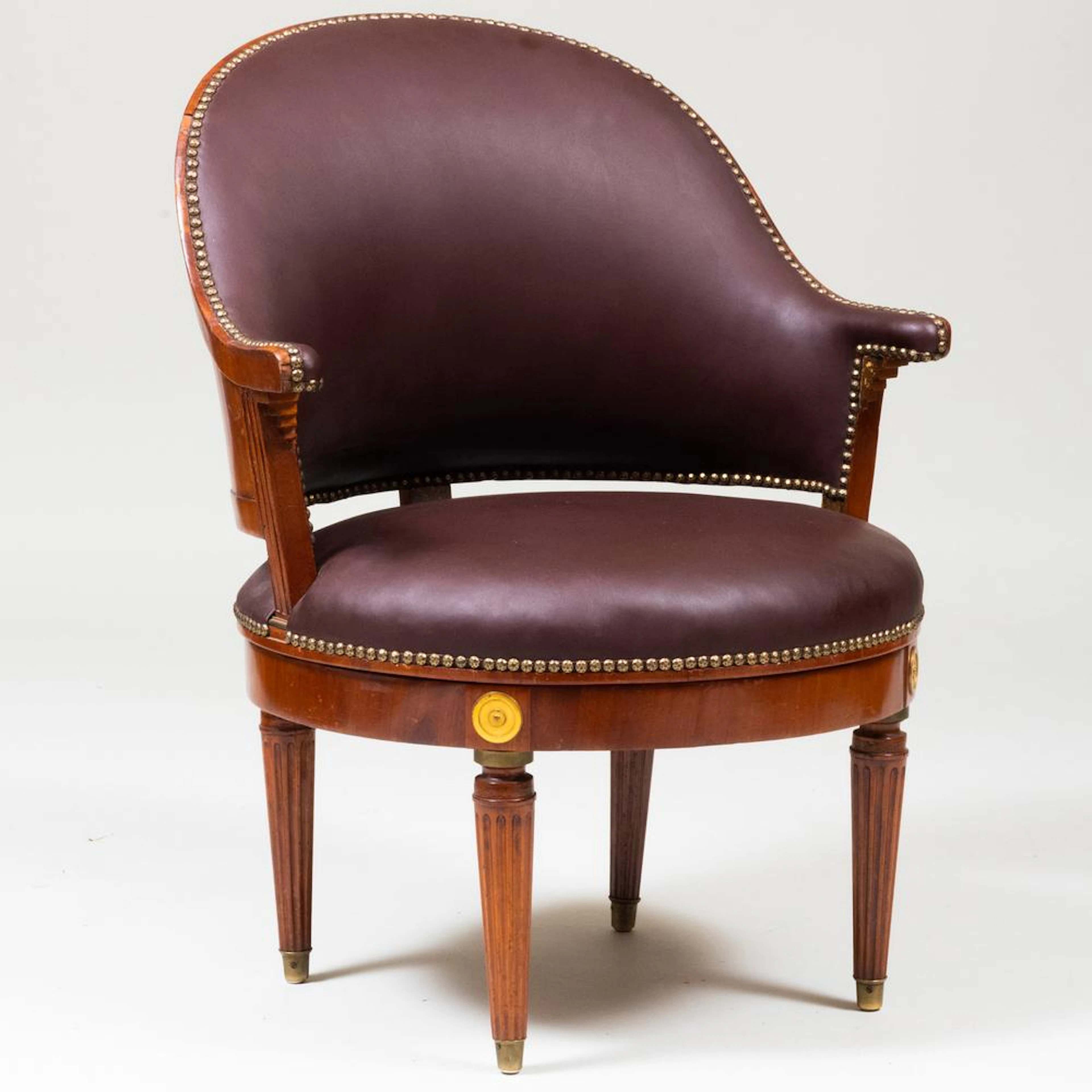 Fine and Rare German Neoclassical Ormolu-Mounted Mahogany...