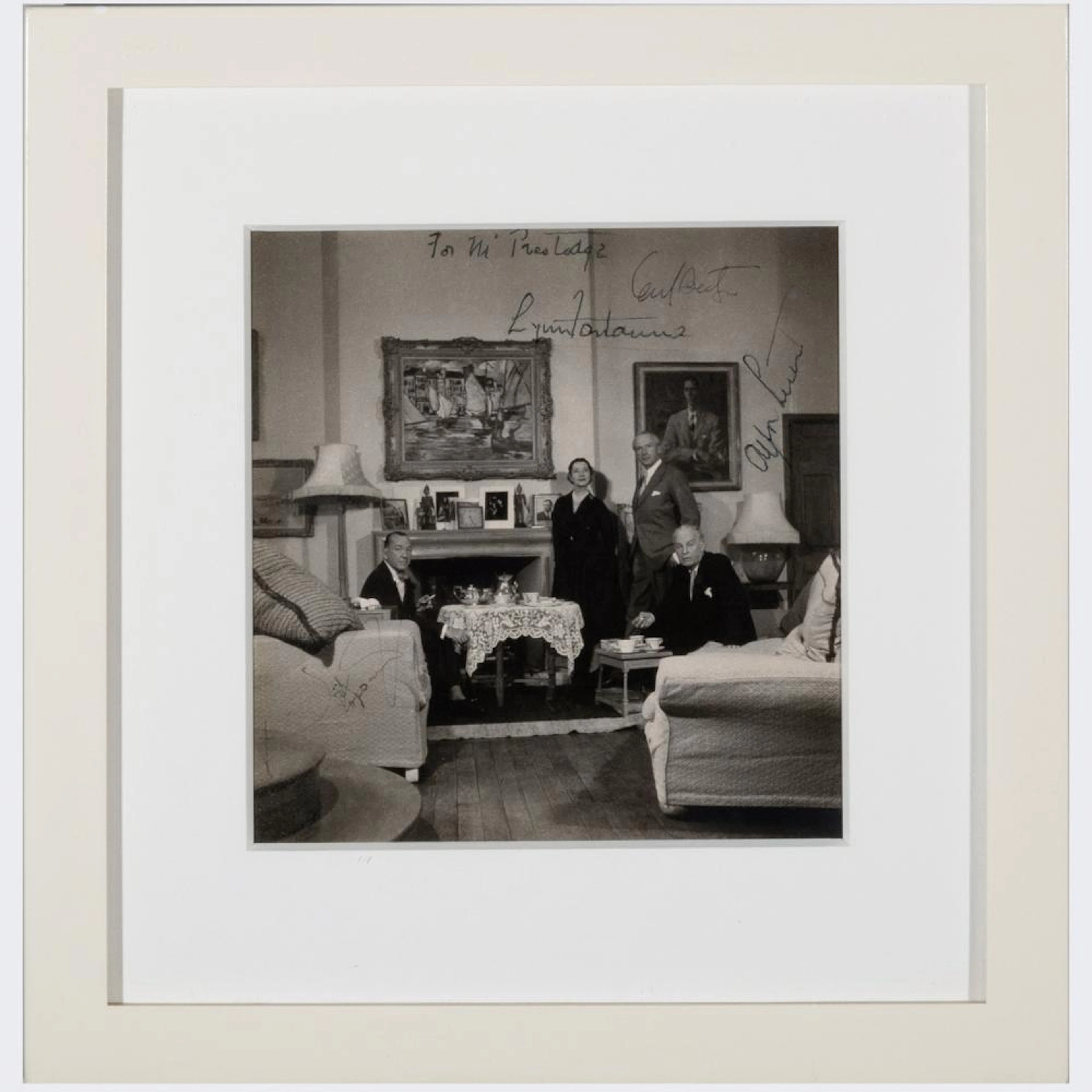 Cecil Beaton (1904-1980): Tea Party with Noel Coward