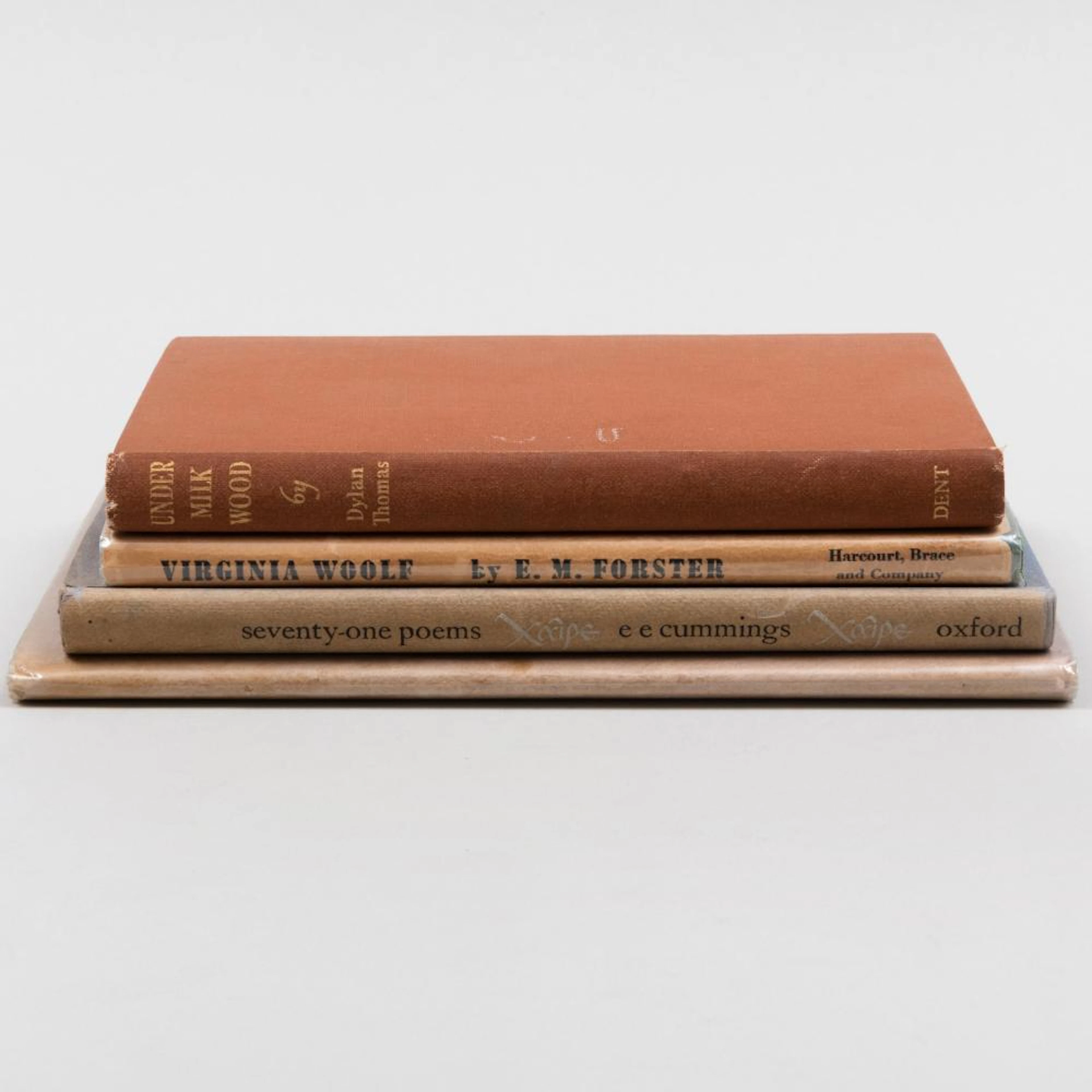 Dylan Thomas; E.M. Forster; and E.E. Cummings from the Library of Joan Didio