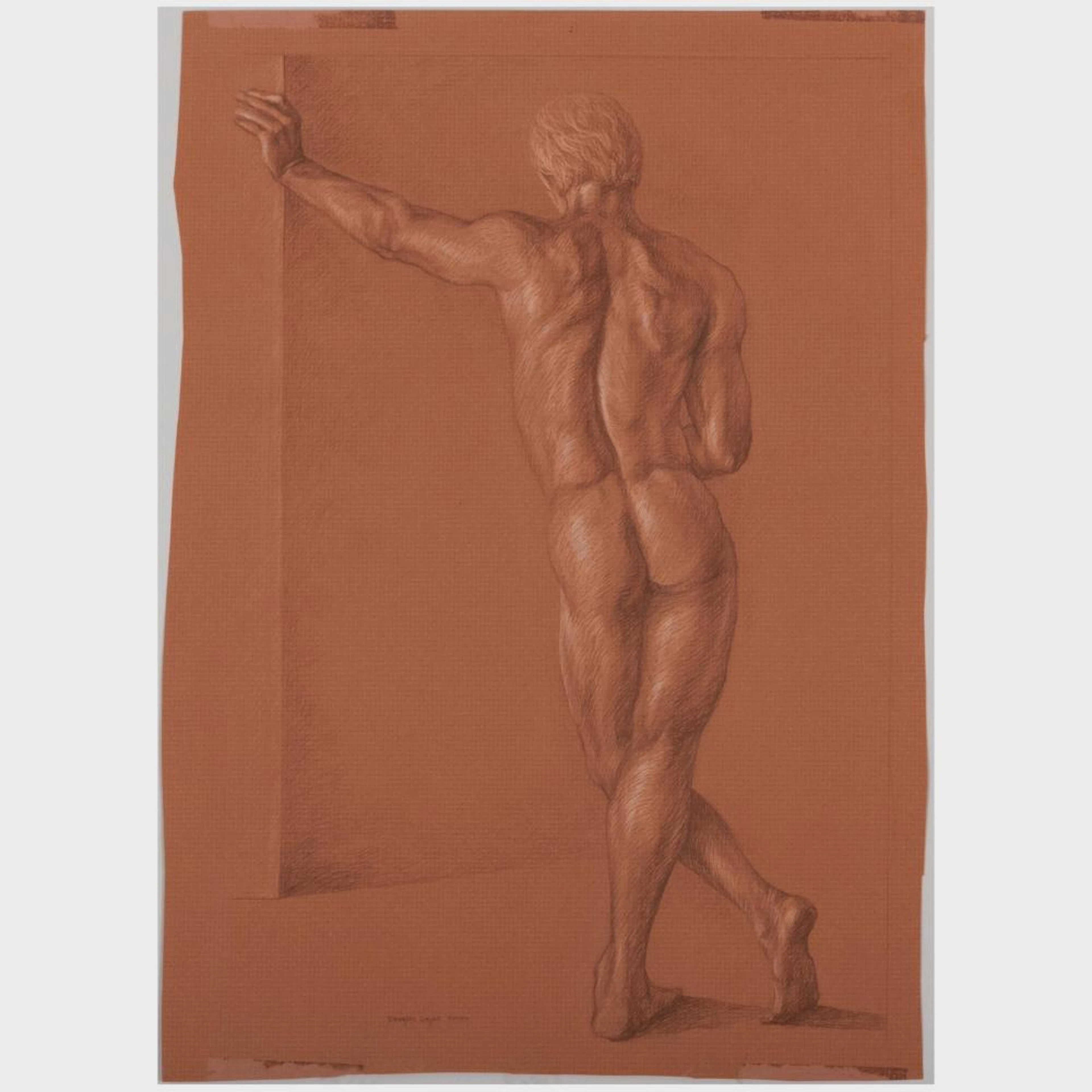 Douglas Wayne Smith: Study of Male Nude from Behind