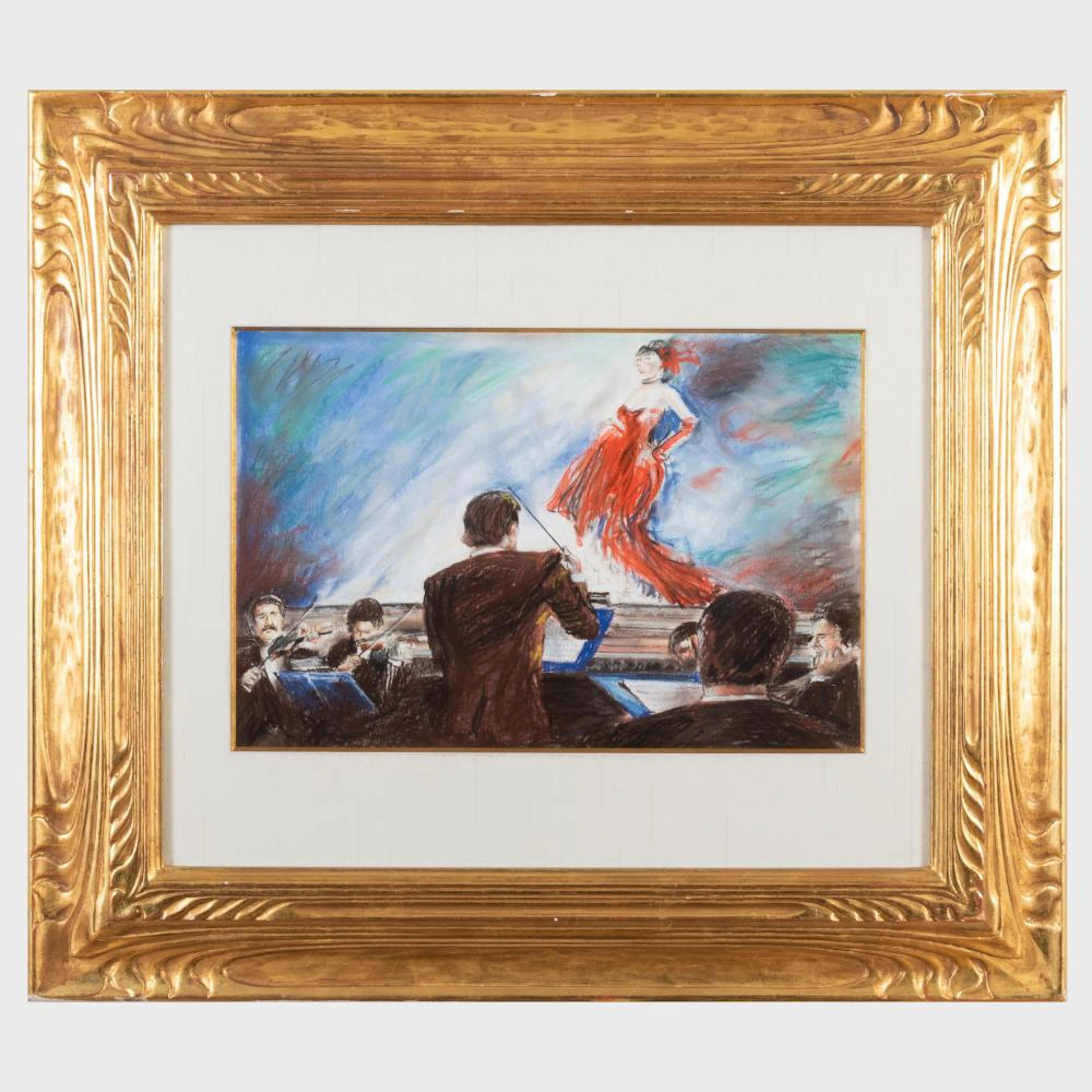 Everett Shinn (1876-1953): Opera Singer on Stage