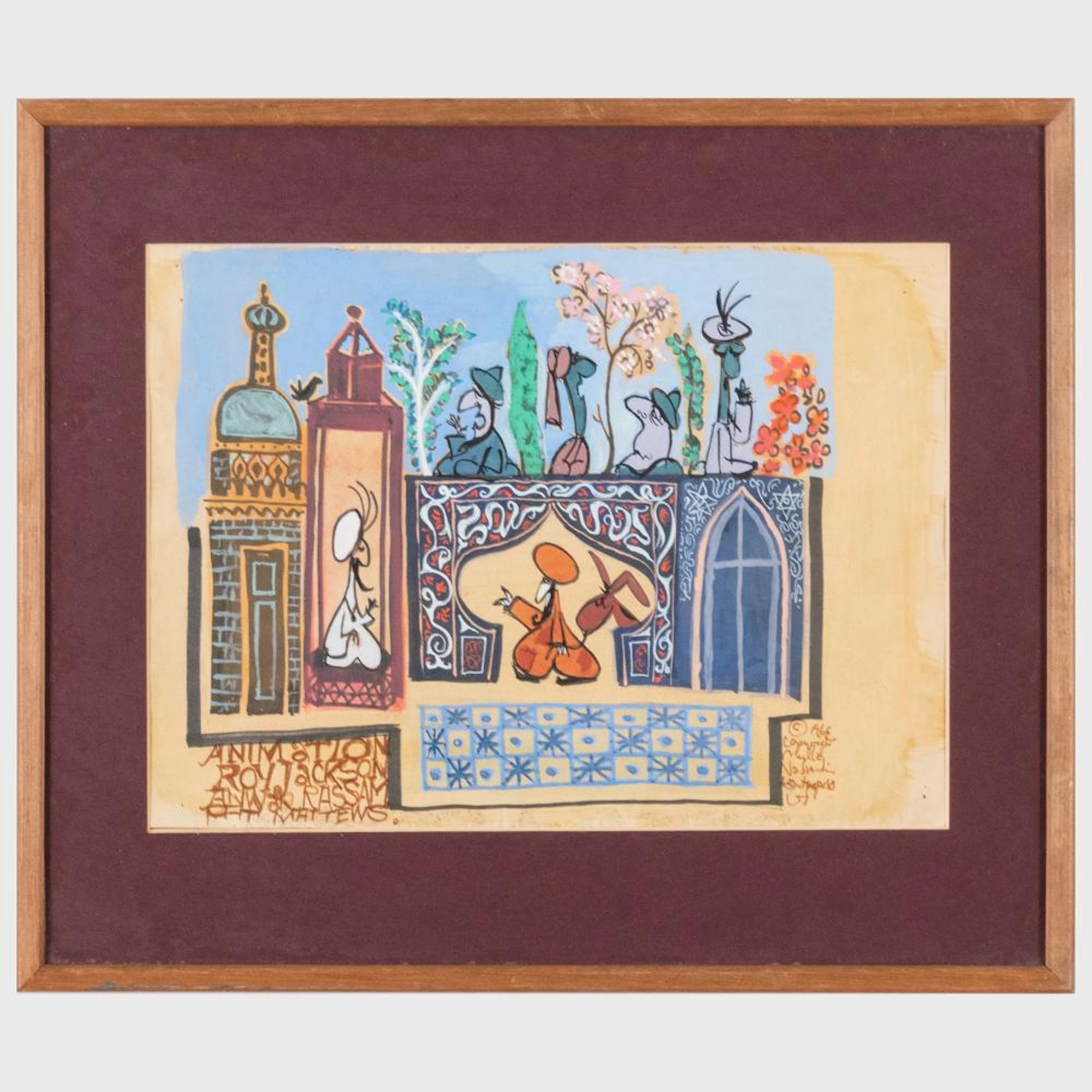 Attributed to Sergei Sudeikin (1883-1946): Costume and Stage Designs