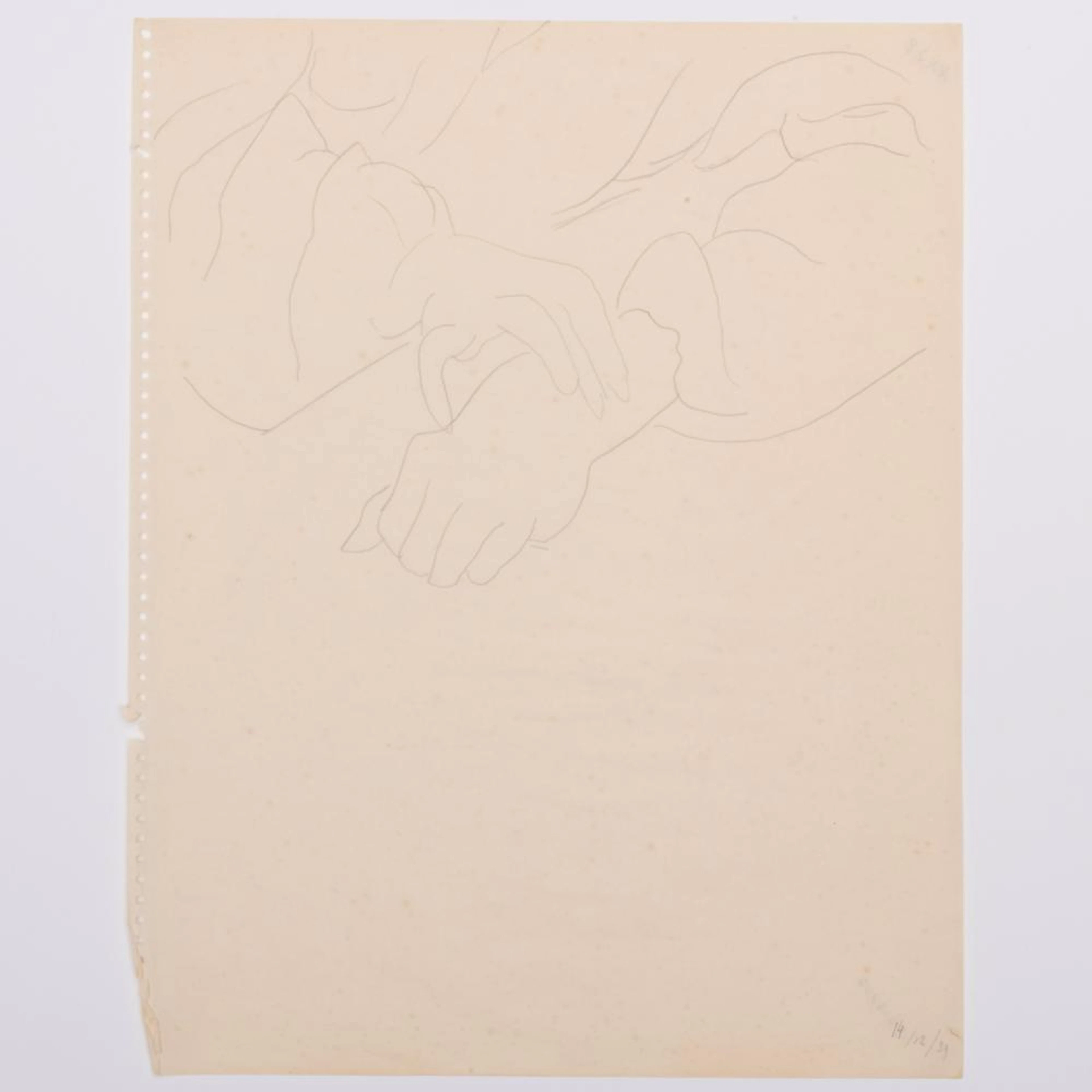 Henri Matisse (1869-1954): Etude de mains