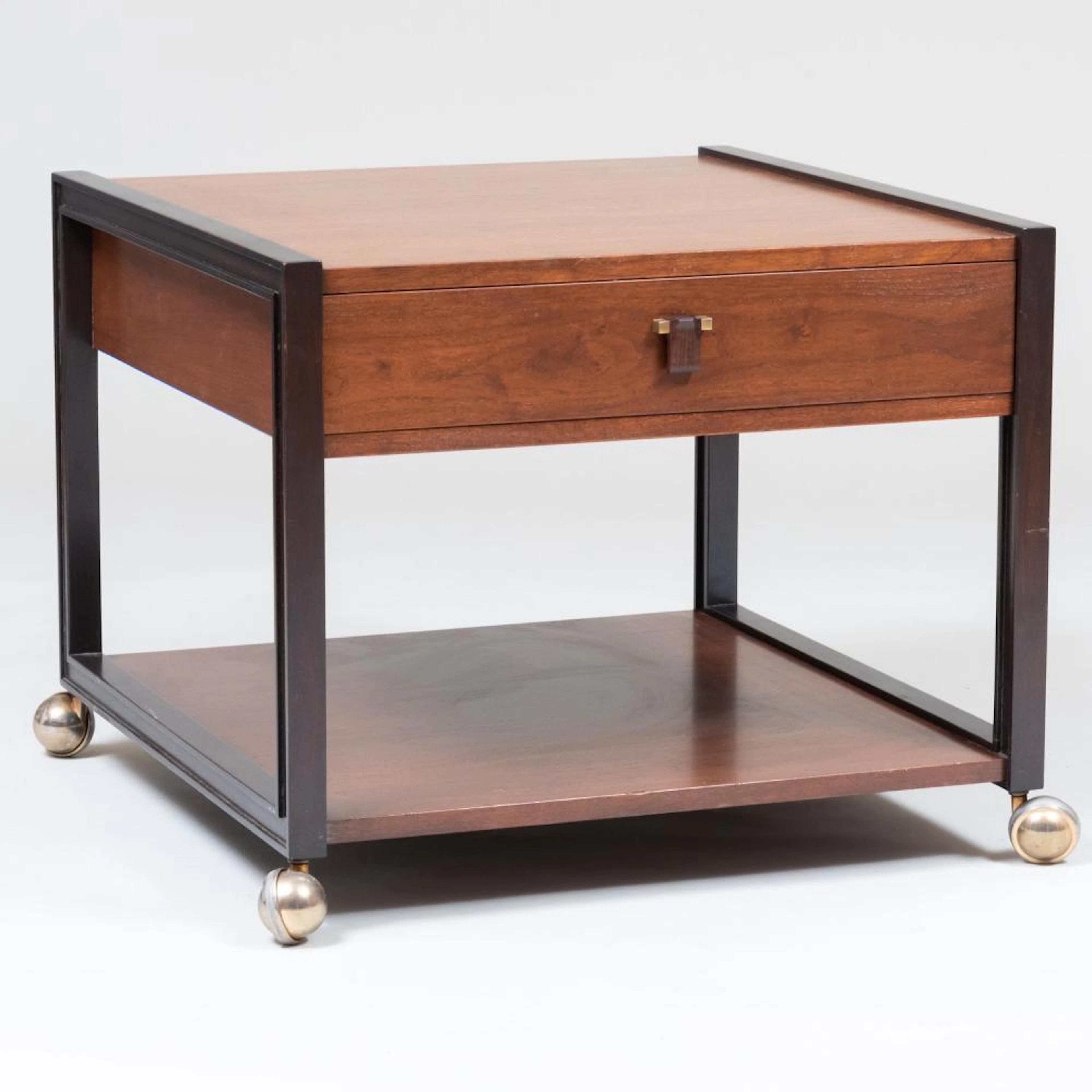 Edward Wormley for Dunbar Walnut Side Table