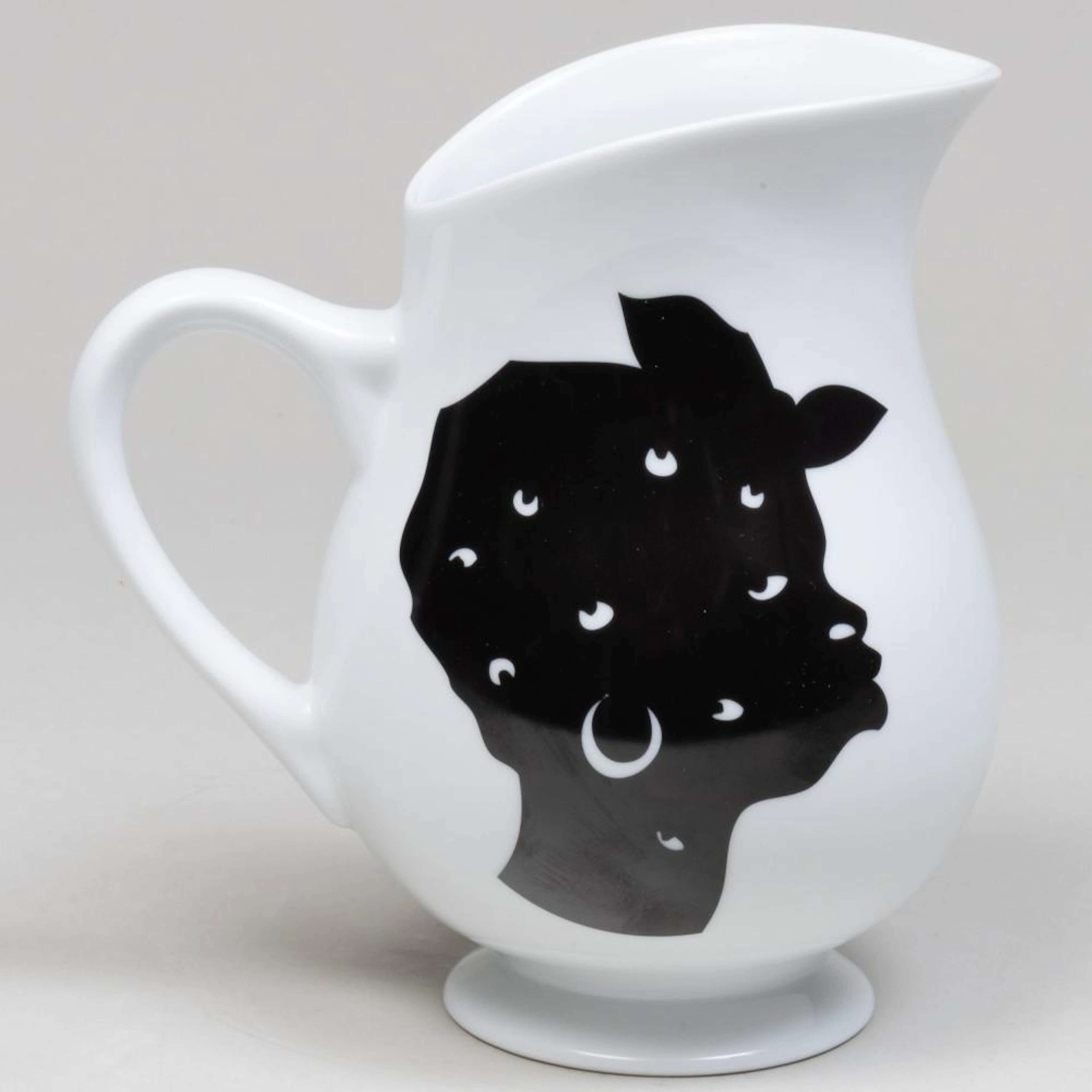 Kara Walker for Bernardaud Porcelain Pitcher