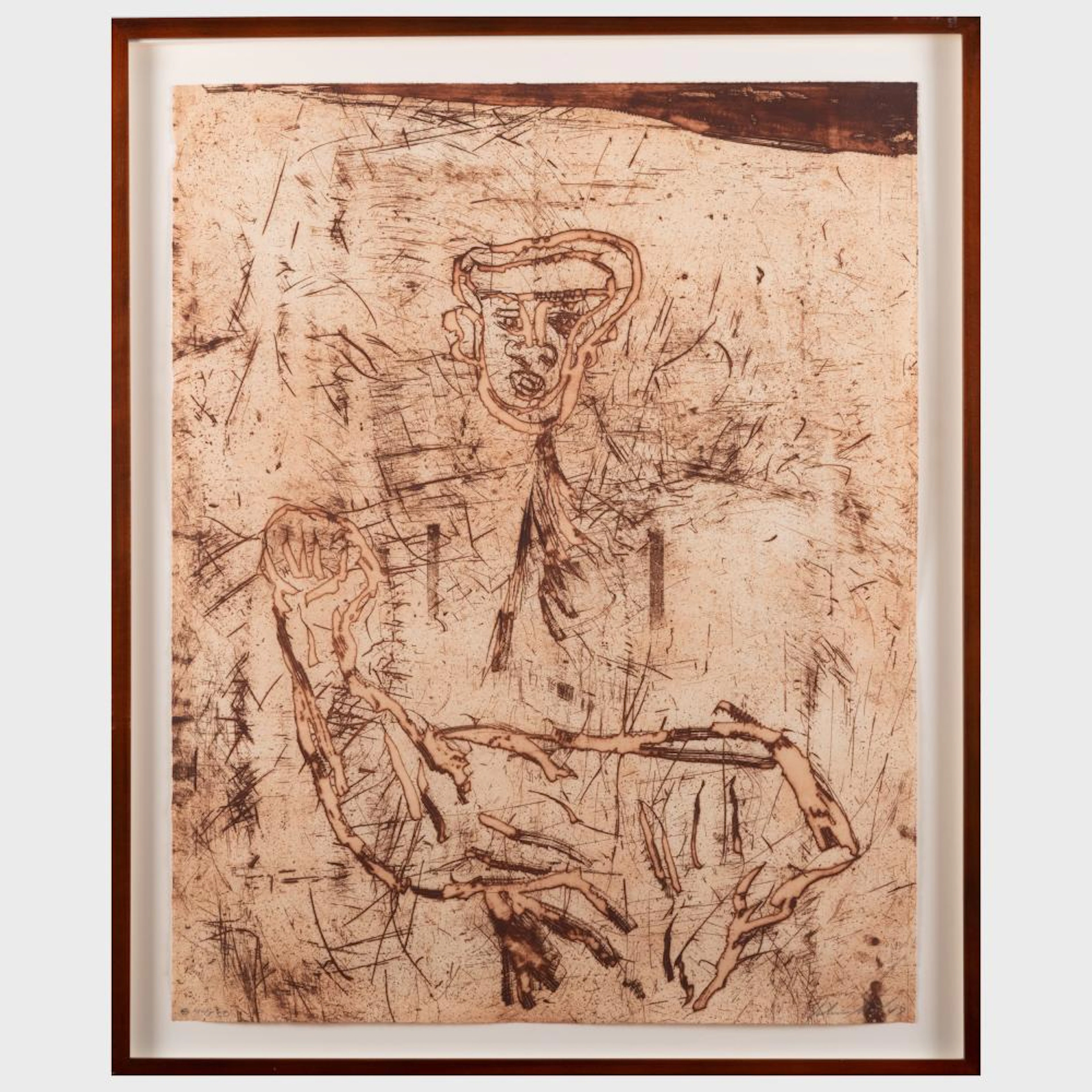 Julian Schnabel (b. 1951): Portrait; and Portrait