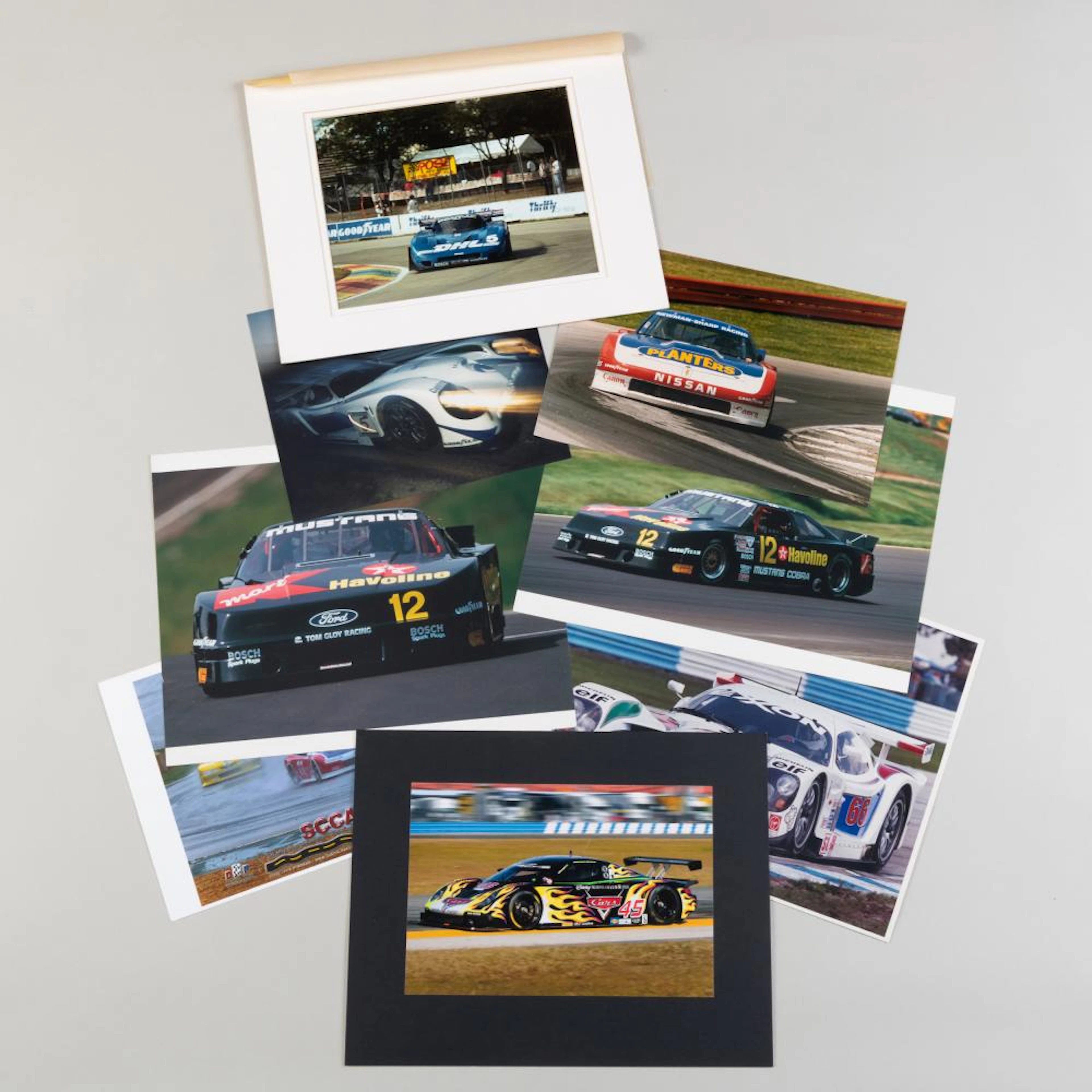 Group of Racing Photographs