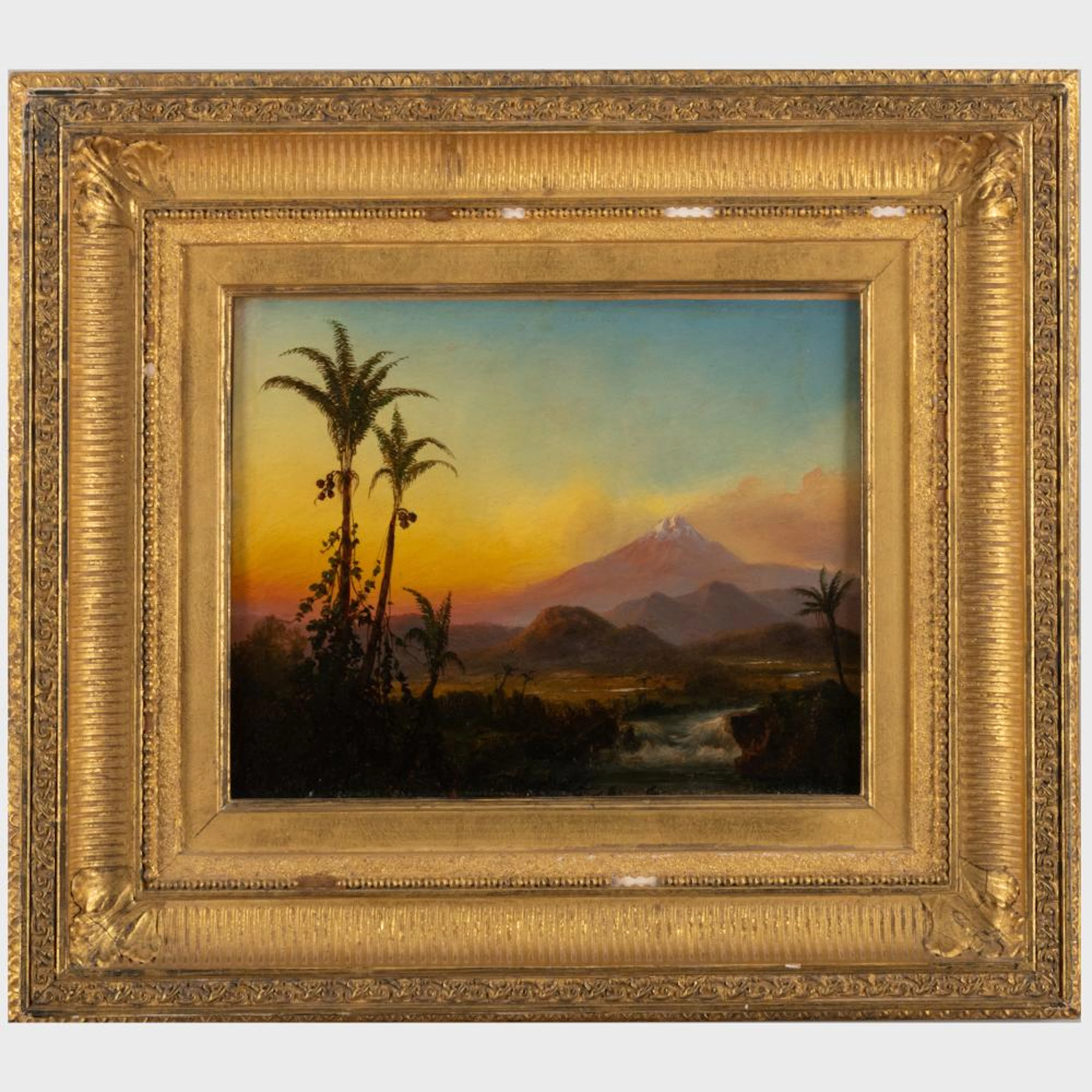 Follower of Frederic Edwin Church (1826-1900): Study of Chimborazo