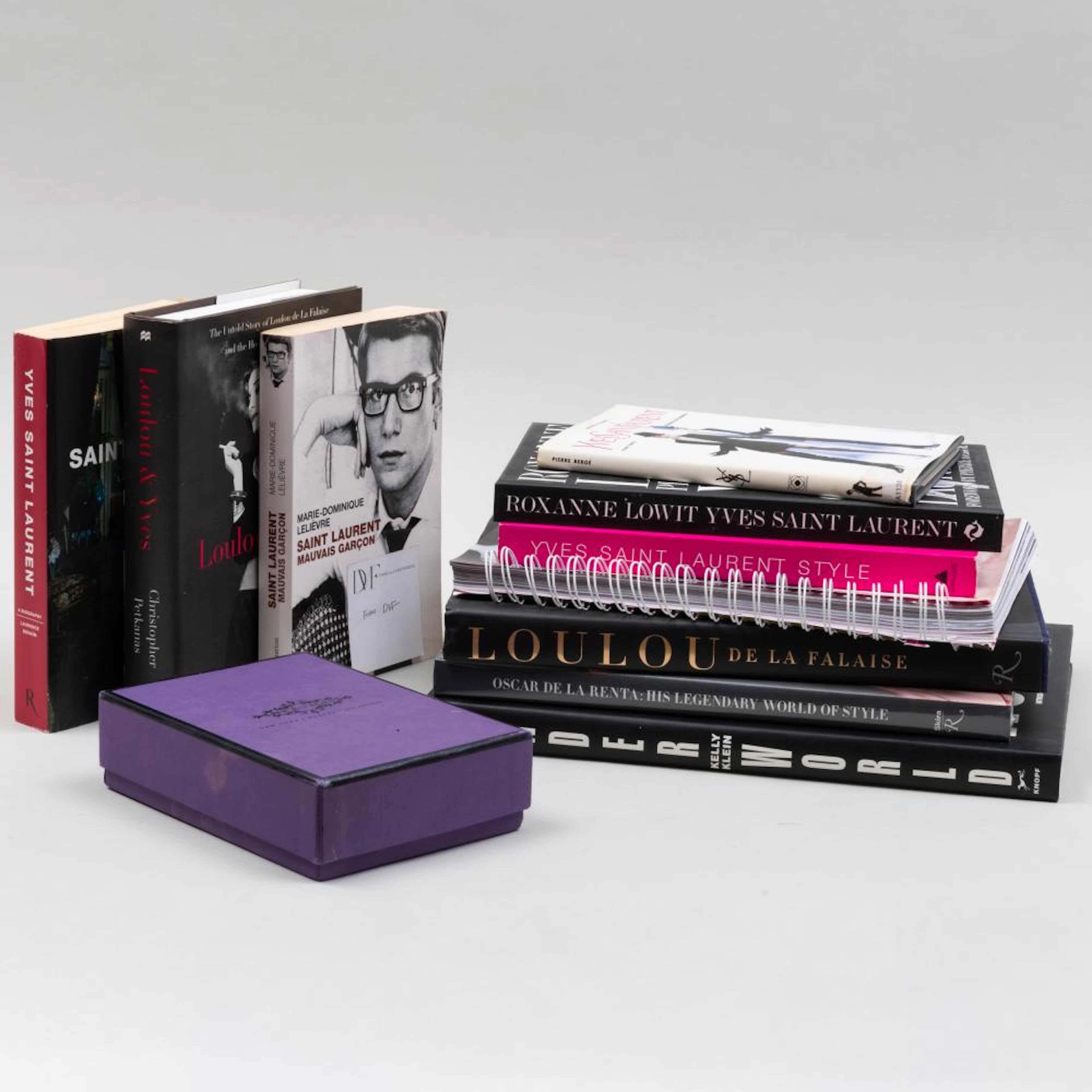 Box of Books on Fashio