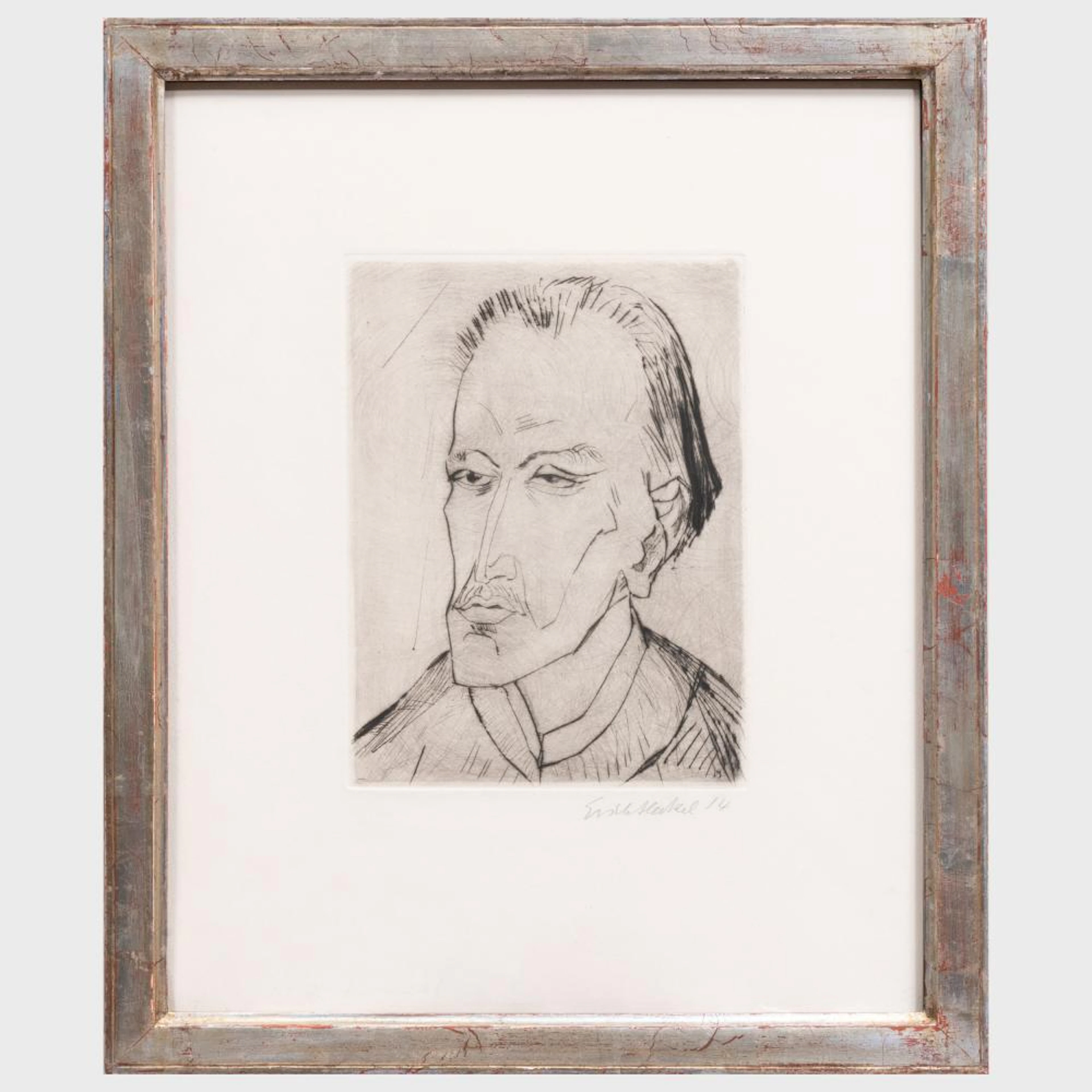 Erich Heckel (1883-1970): Bildnis M.H.