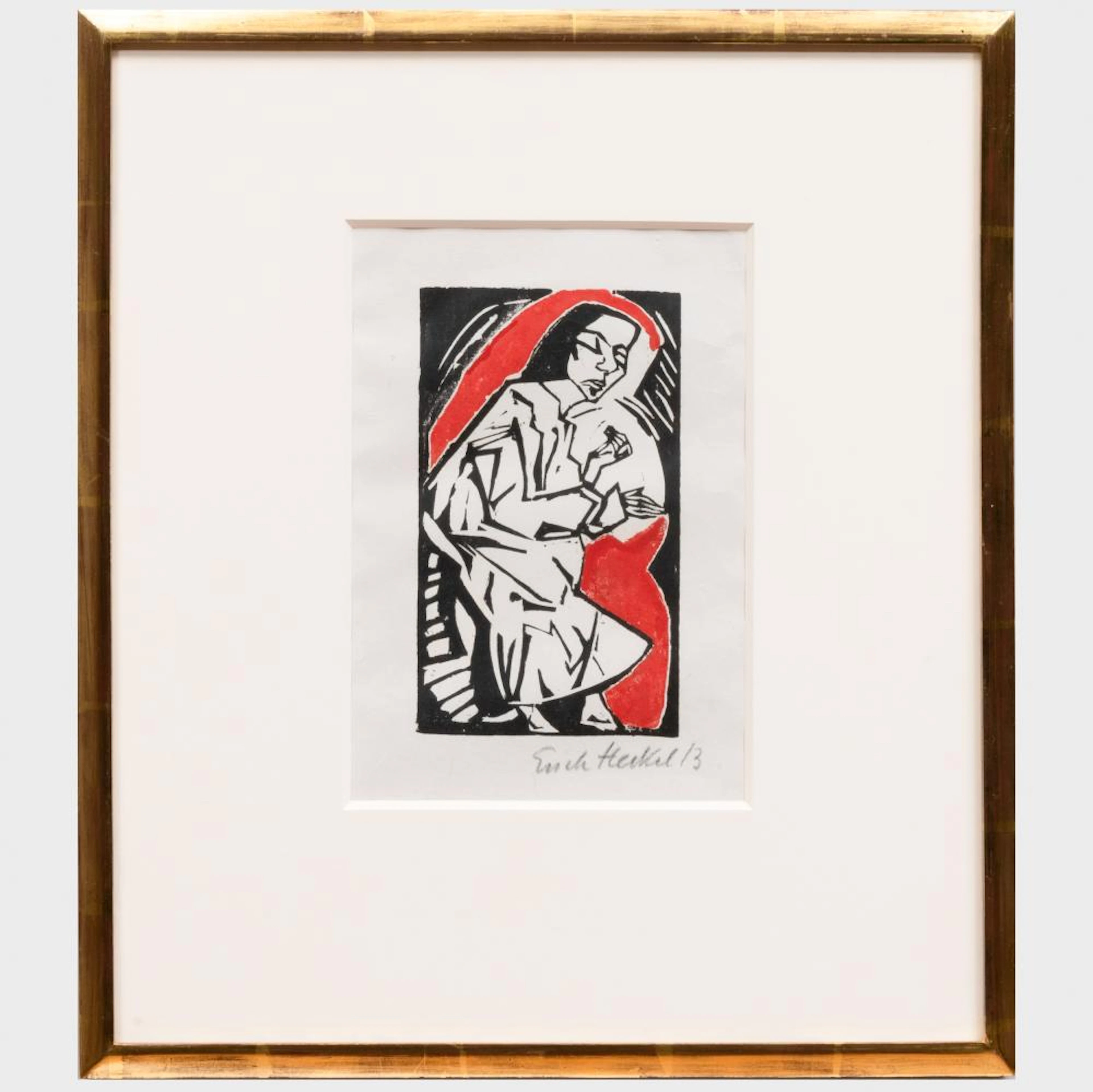 Erich Heckel (1883-1970): Liegende
