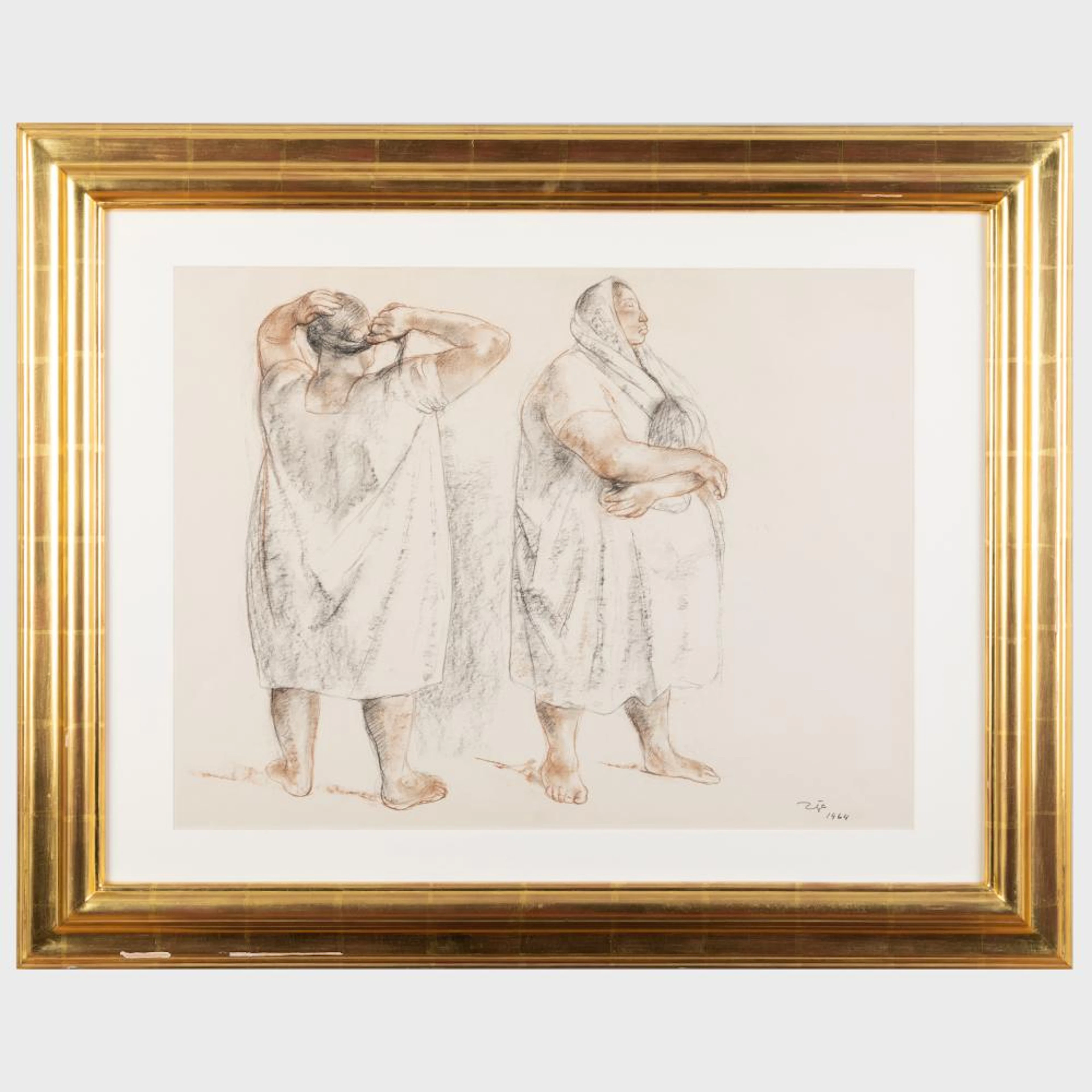 Francisco Zuniga (1912-1998): Dos mujeres de pie