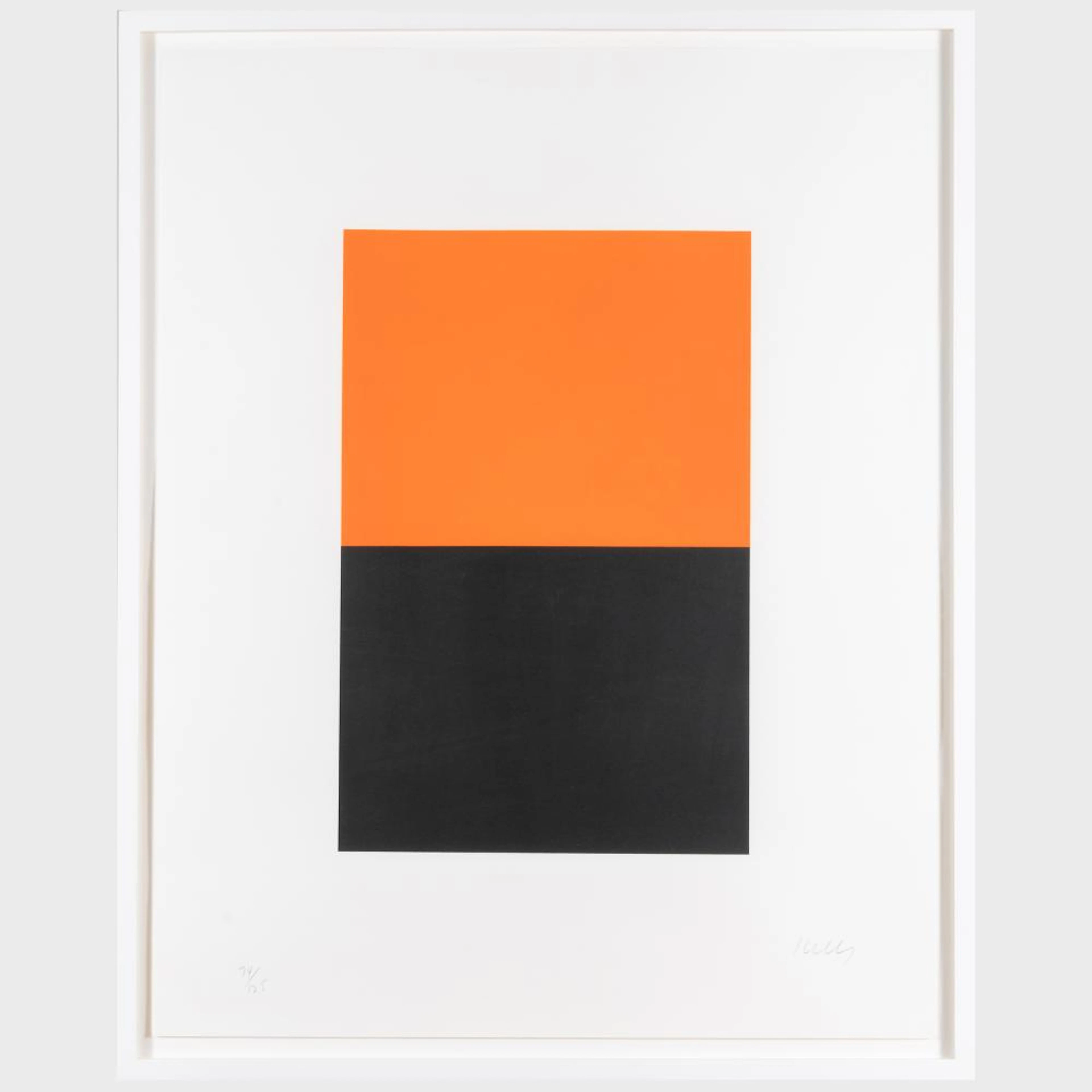 Ellsworth Kelly (1923-2015): Orange and Black