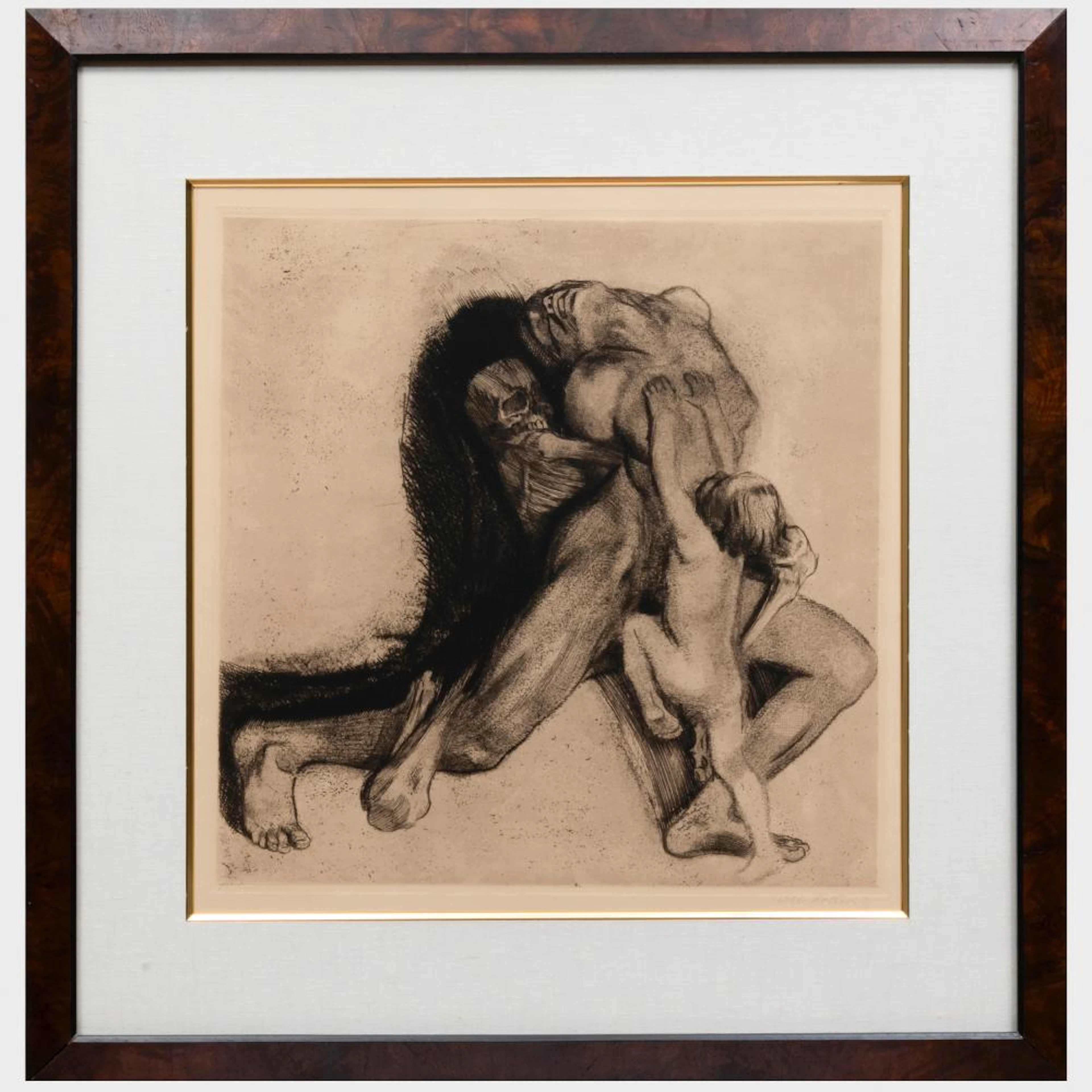 Kathe Kollwitz (1867-1945): Tod und Frau