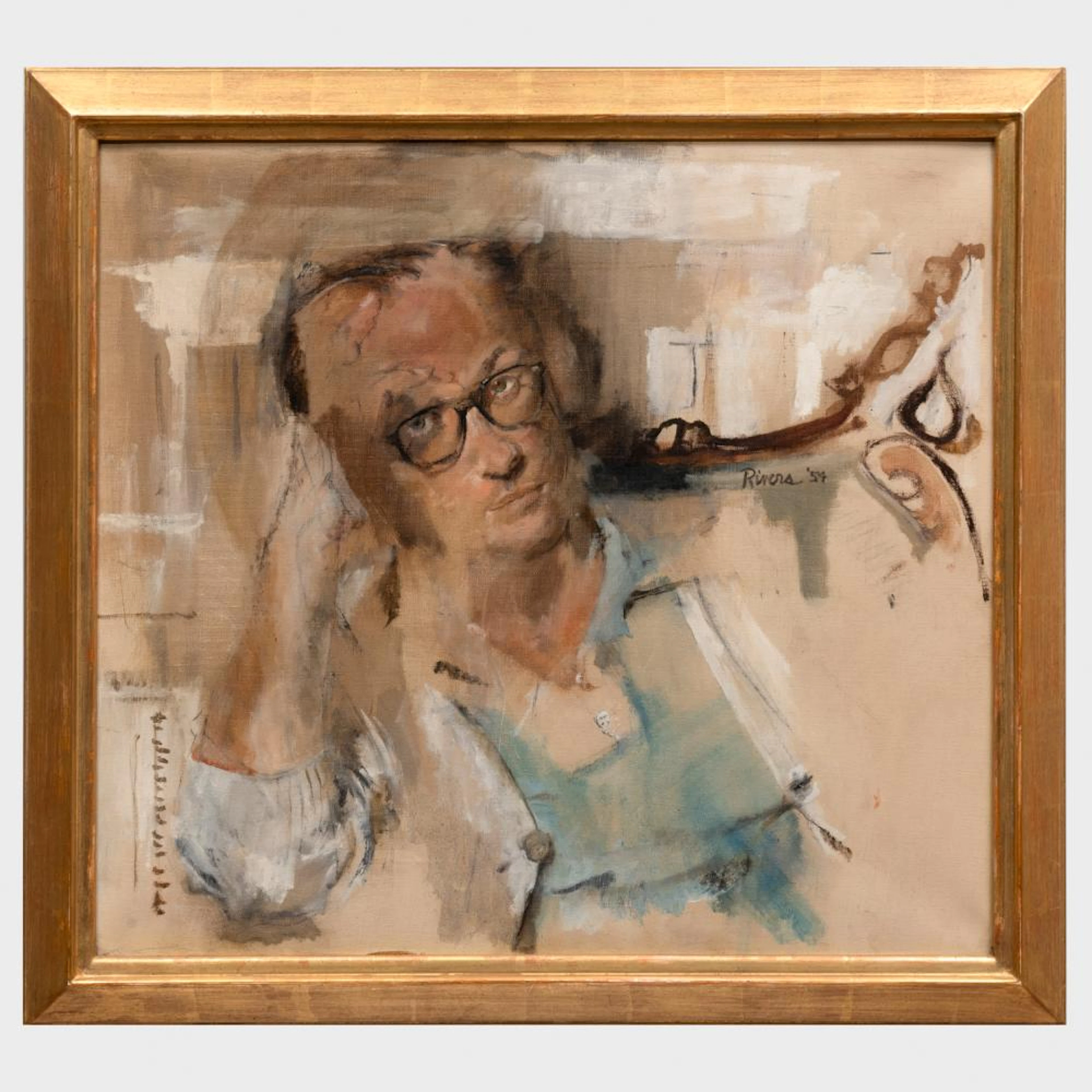Larry Rivers (1923-2002): Portrait of Herbert Machiz