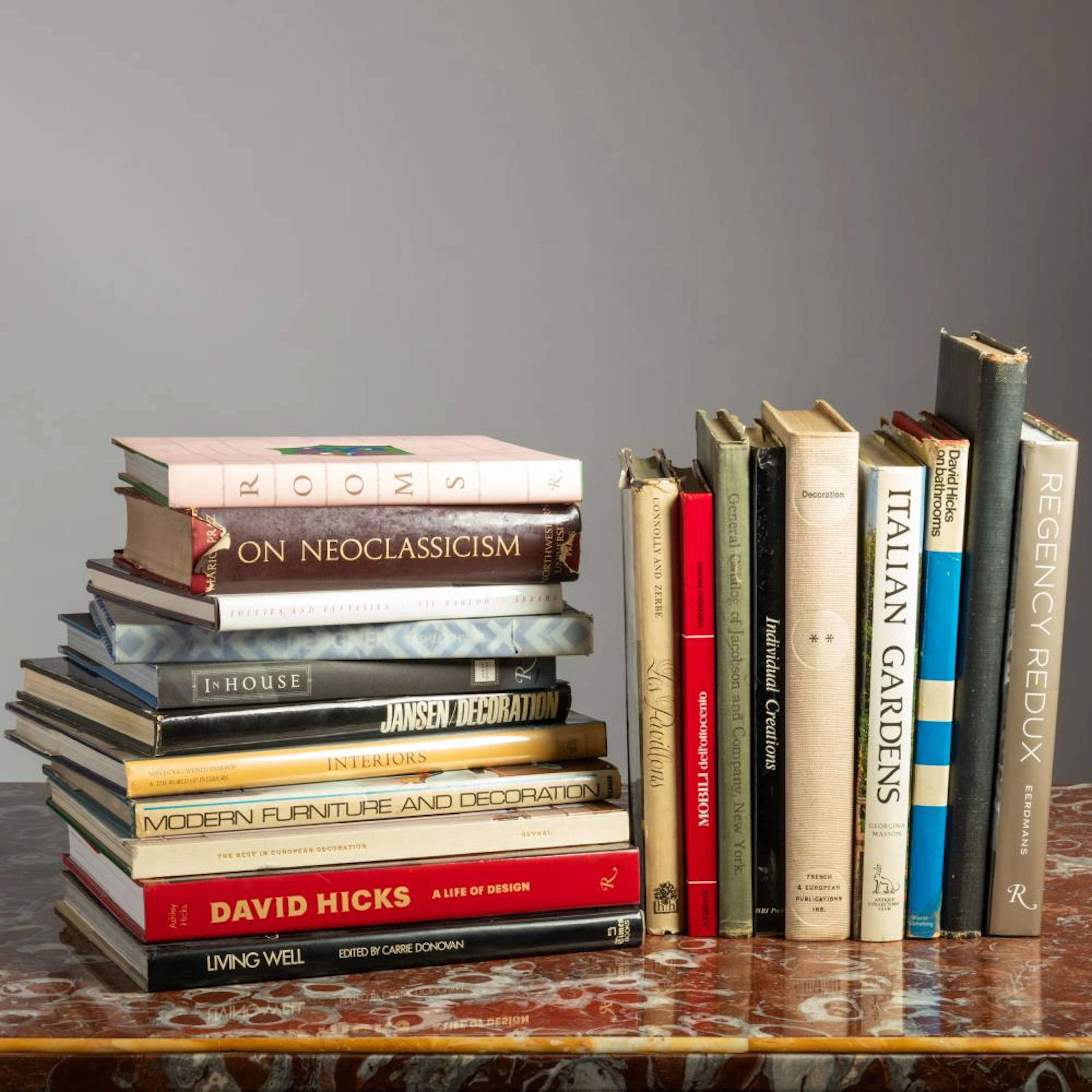 Group of Books on the Decorative Arts