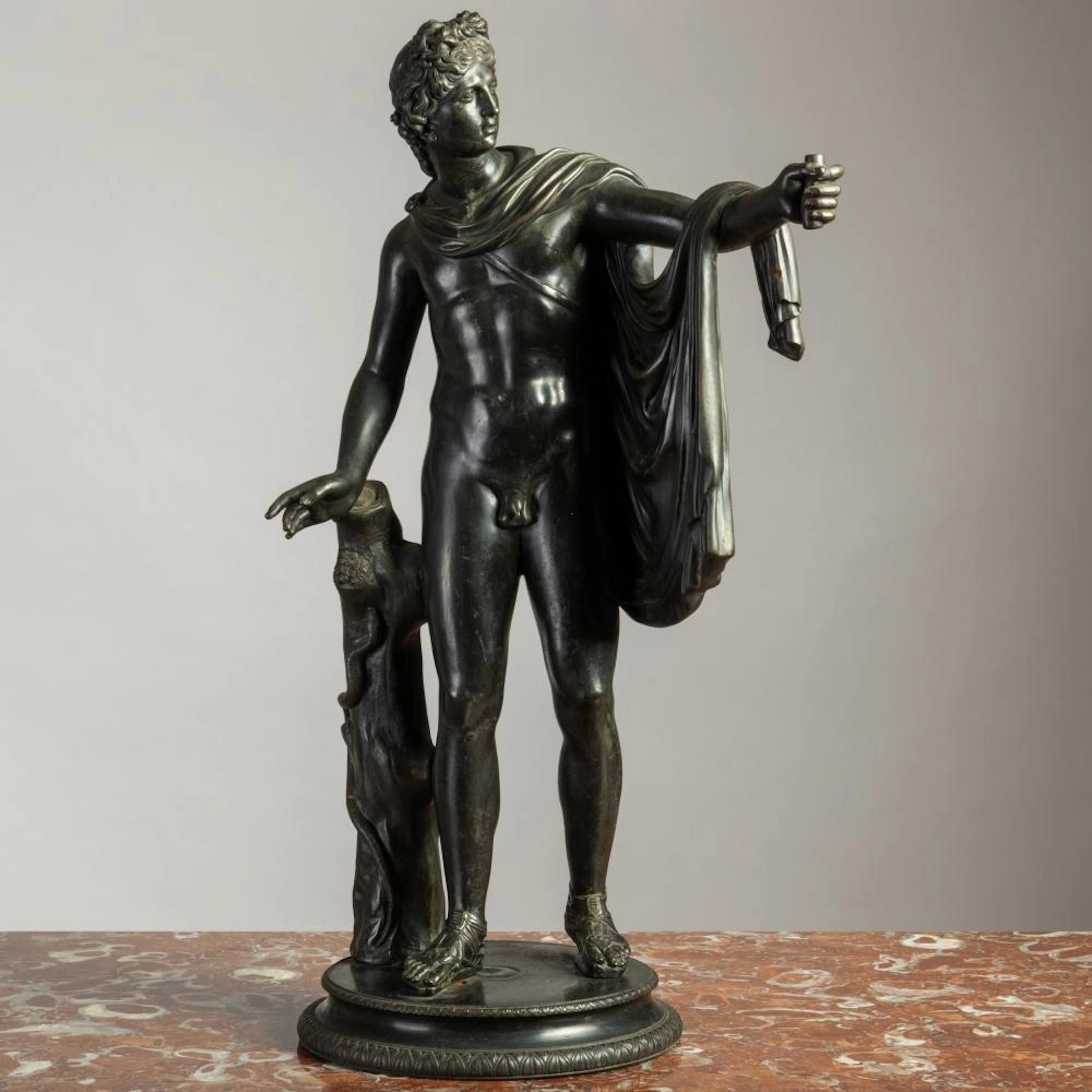 Bronze Model of The Apollo Belvedere, After the Antique