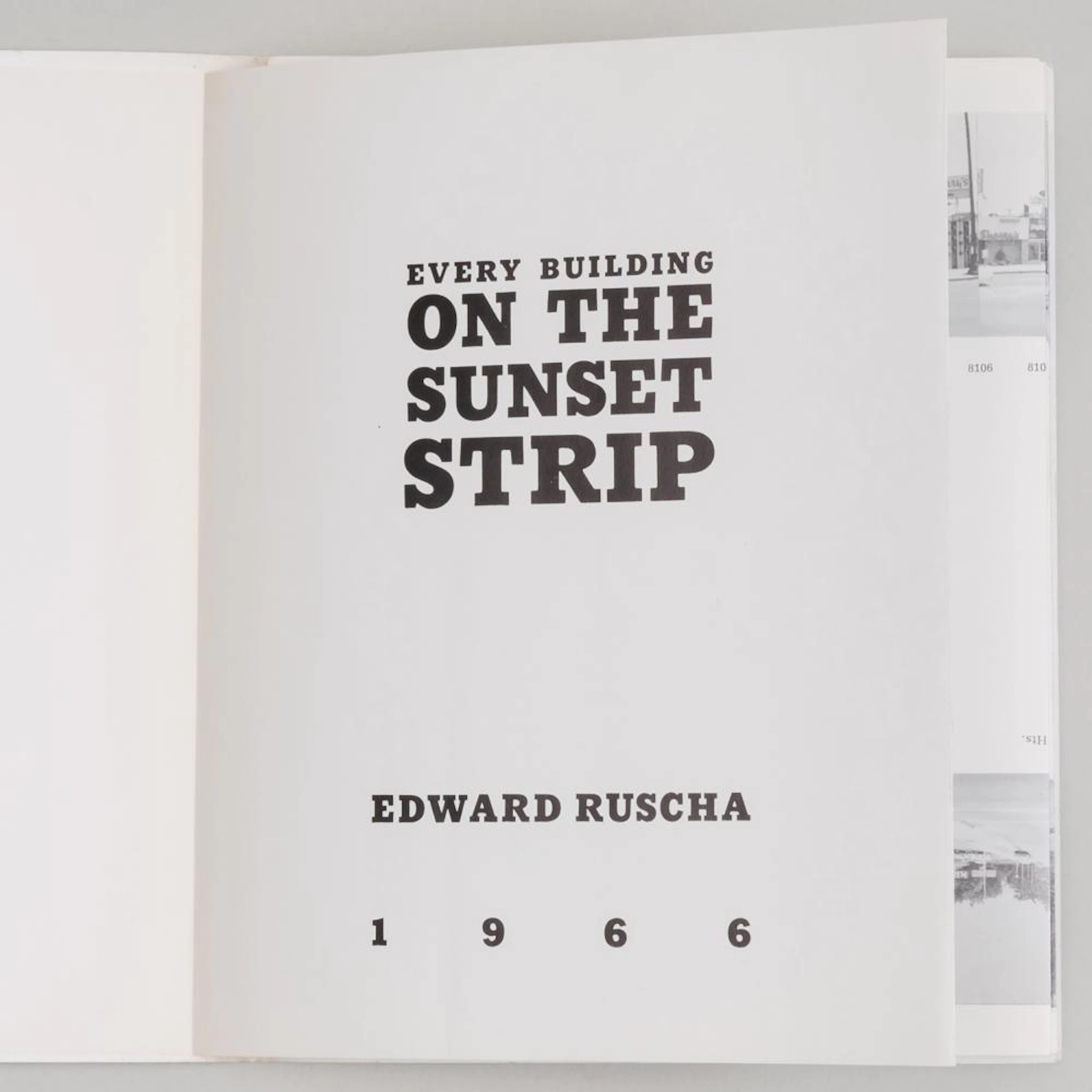 Ed Ruscha (b. 1937): Every Building on the Sunset Strip