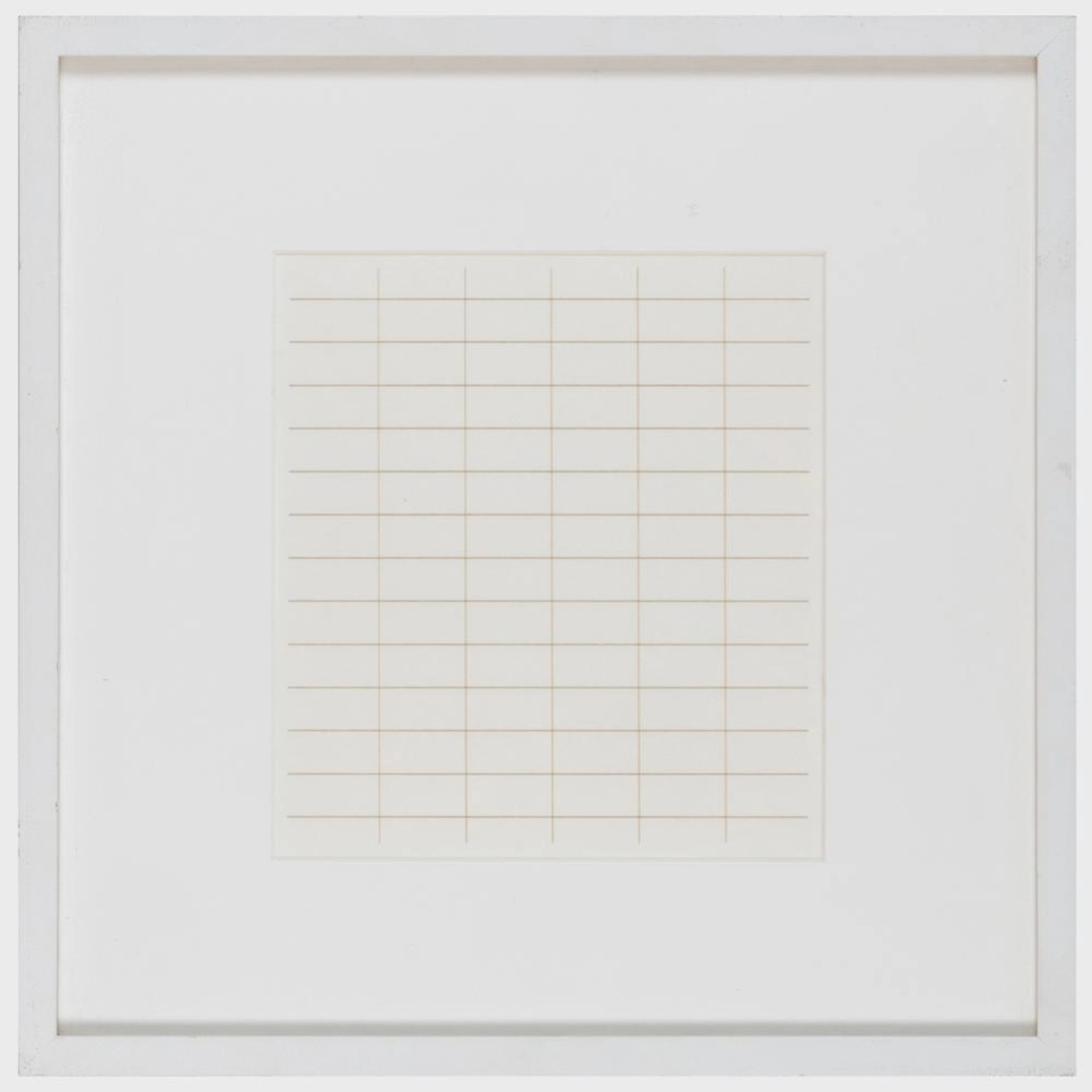 Agnes Martin (1912-2004): On a Clear Day, Plate 20