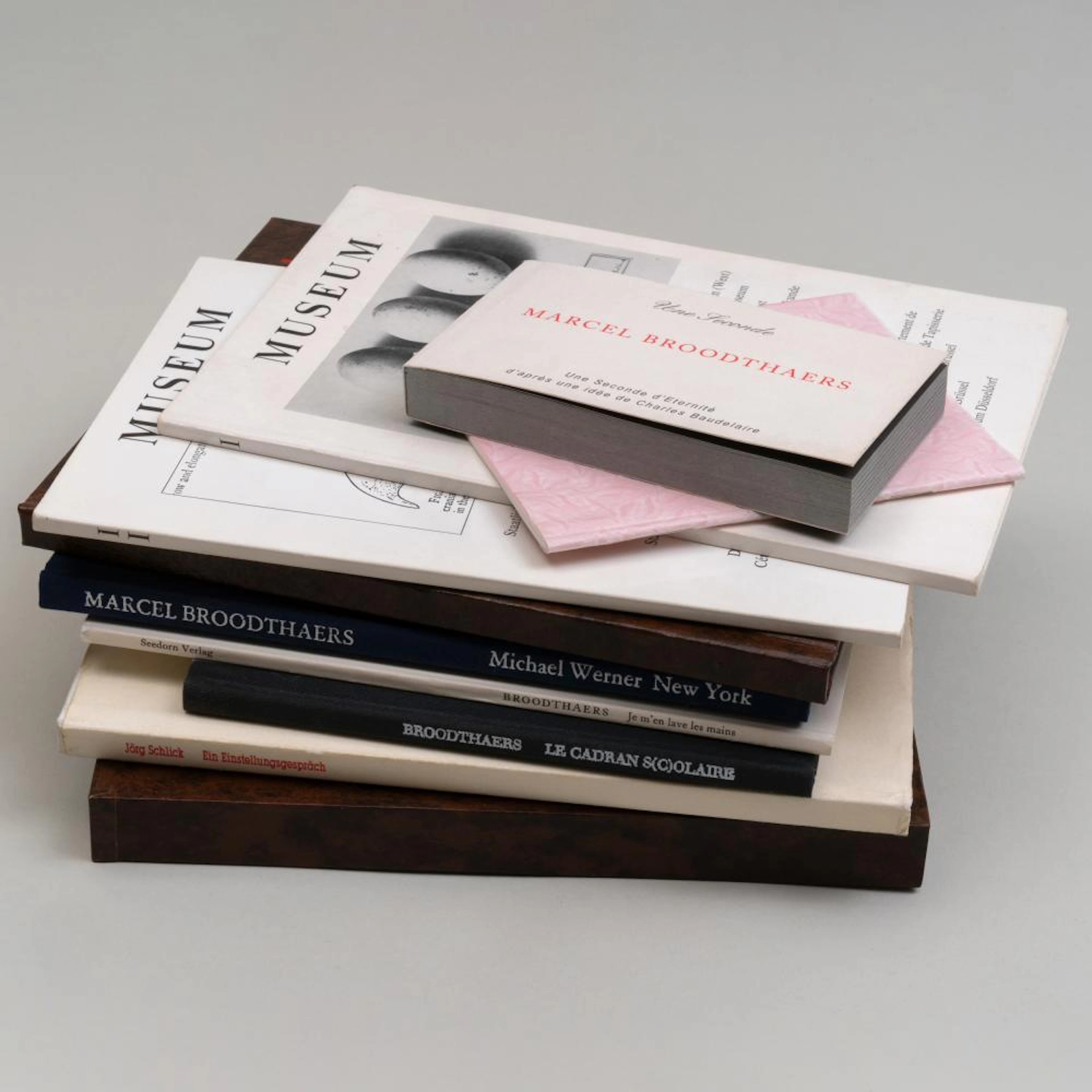 Marcel Broodthaers (1924-1976): Group of Artist's Books