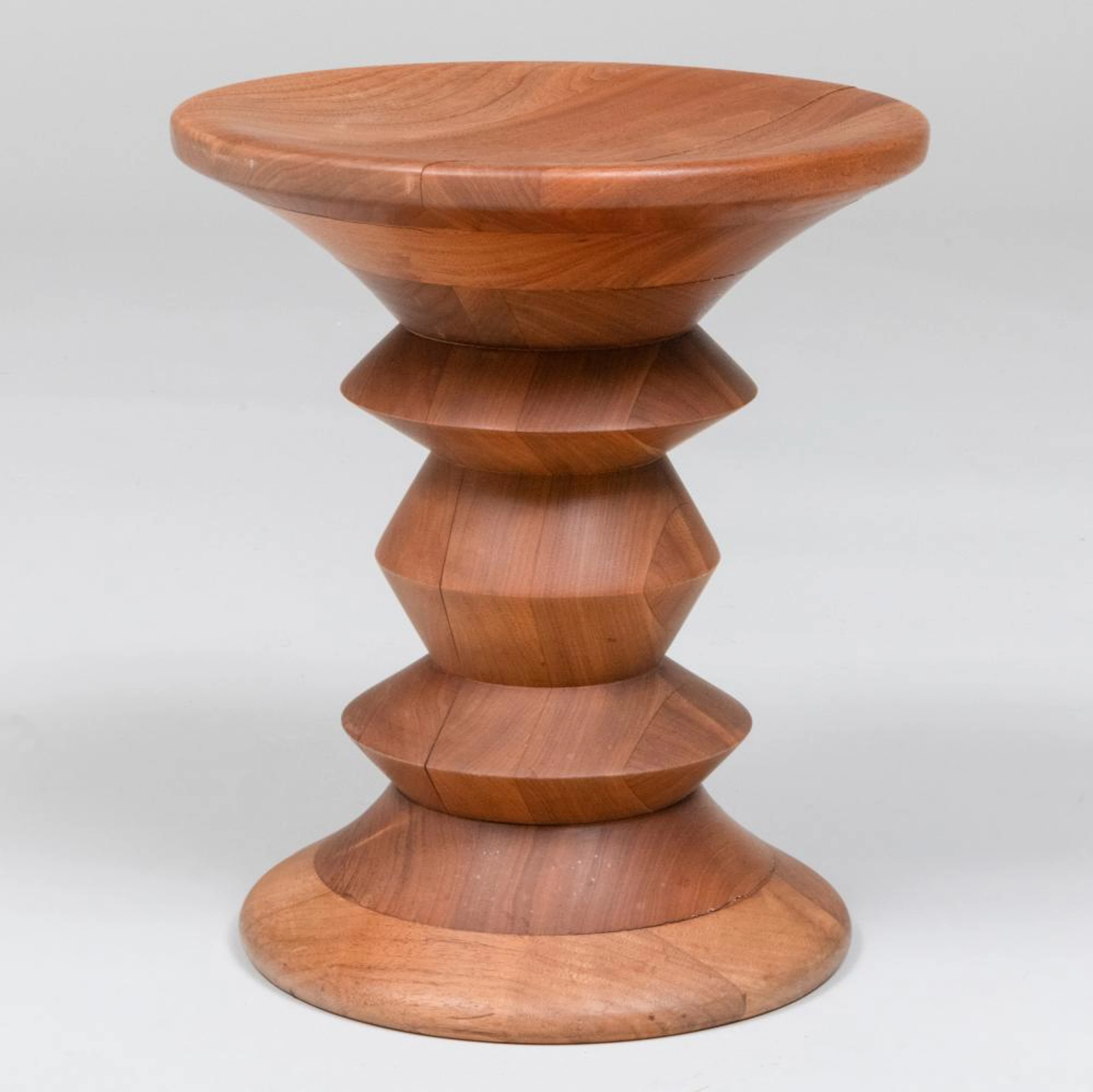 Charles and Ray Eames for Herman Miller Walnut 'Time Life' Stool