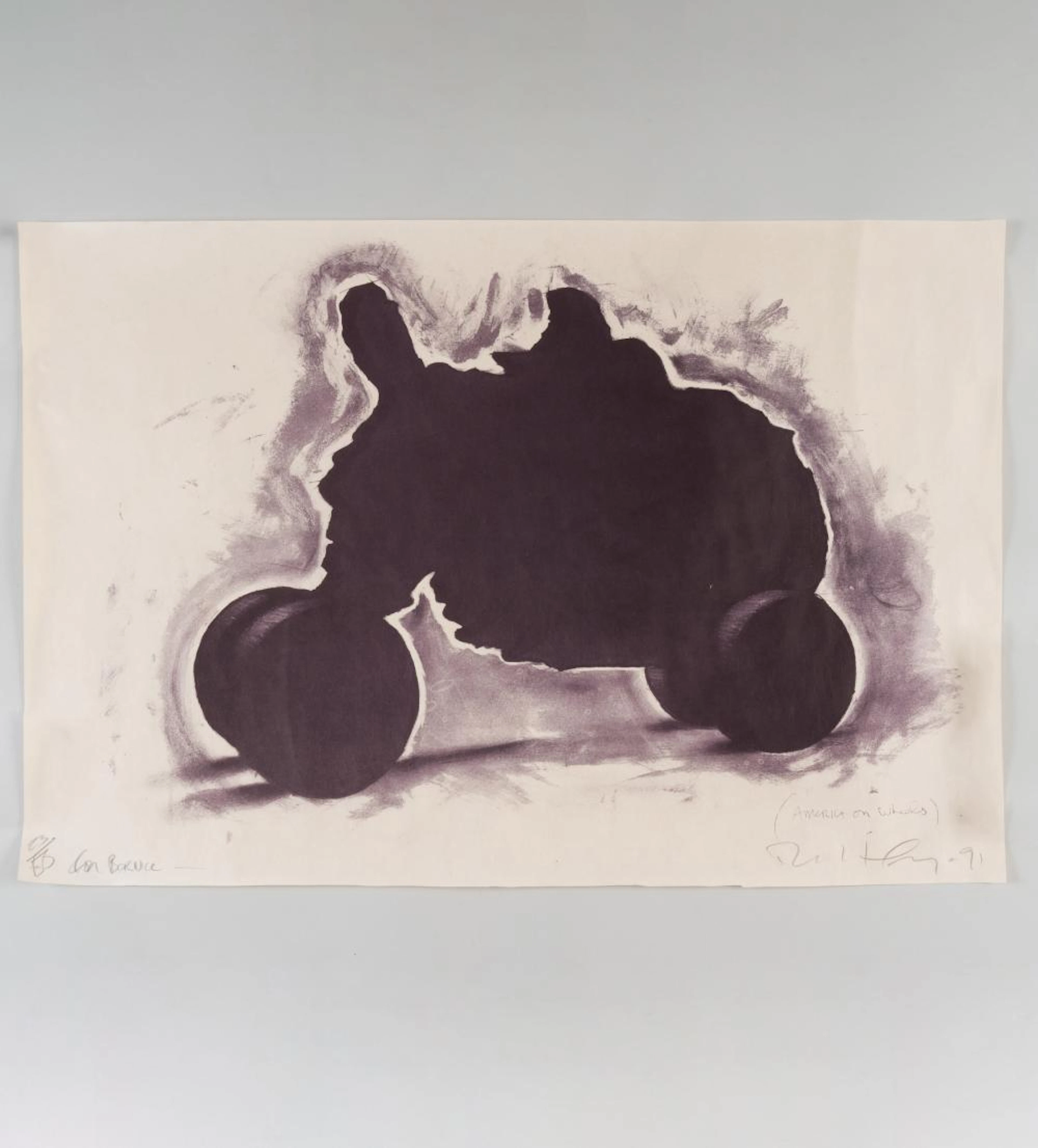 Robert Longo (b. 1953): America on Wheels