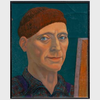 Murray Hantman (1904-1999): Self Portrait