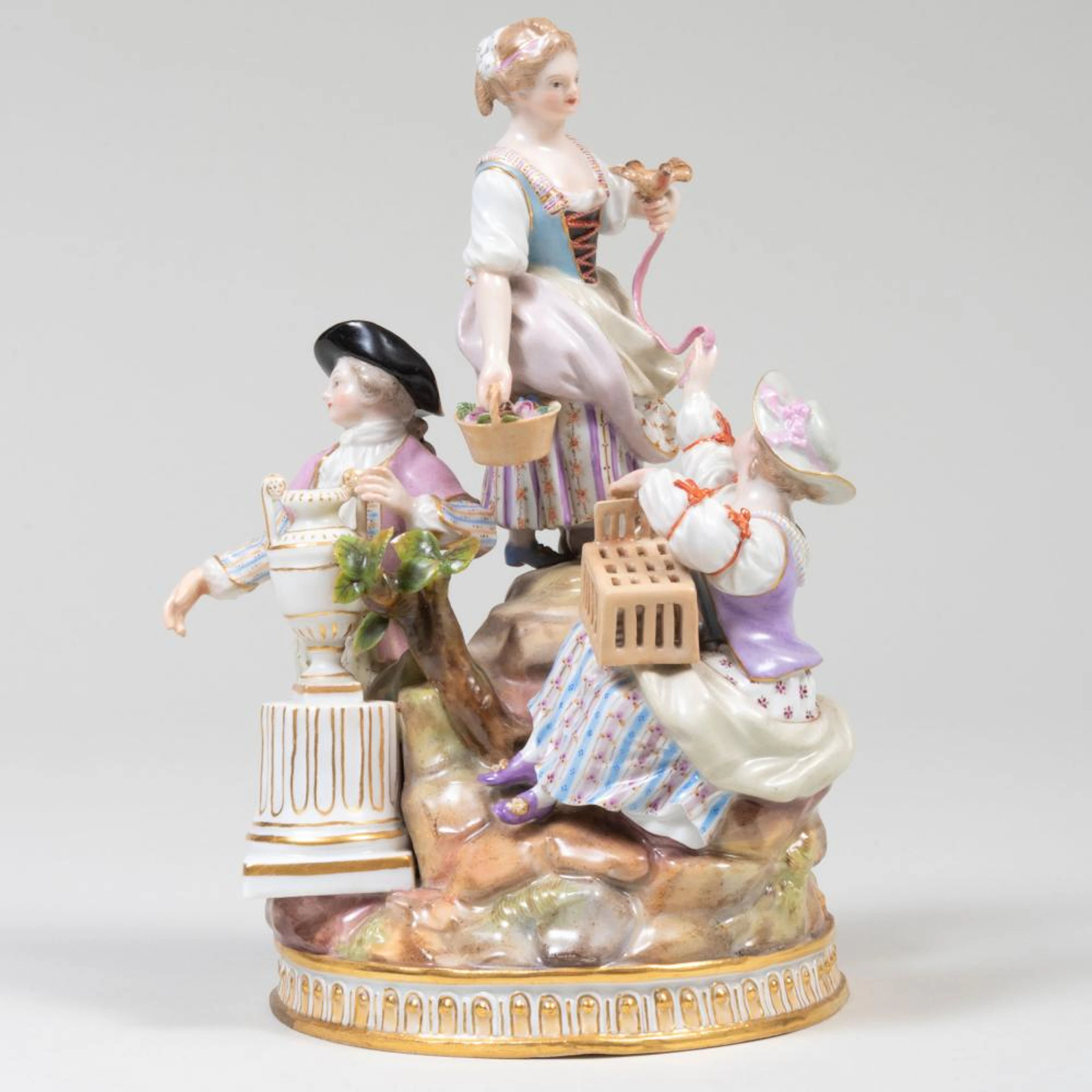Meissen Figural Group of Courtship