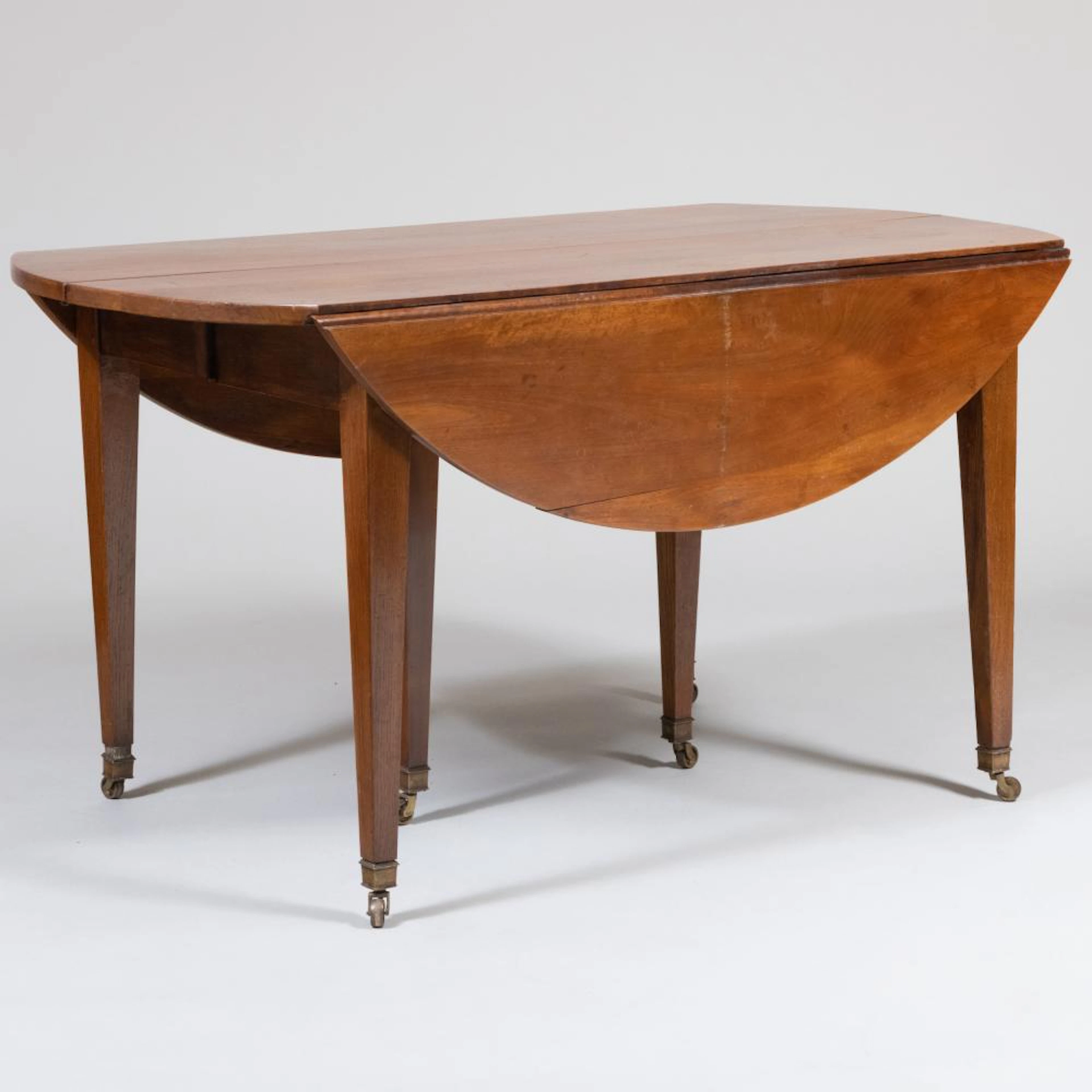 Louis Philippe Fruitwood Drop Leaf Dining Table