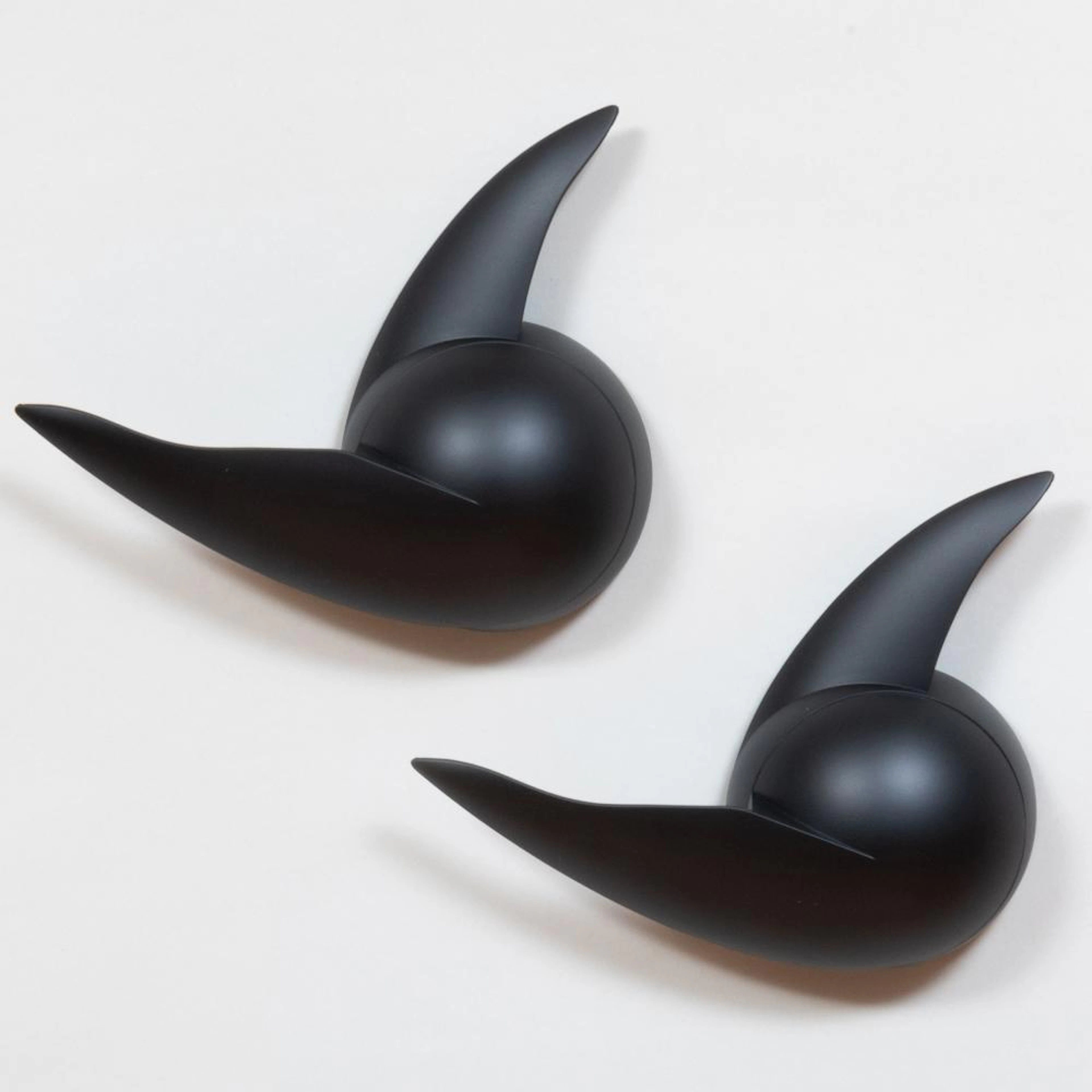 Two 'Walter Wayle II' ABS Plastic Wall Clocks