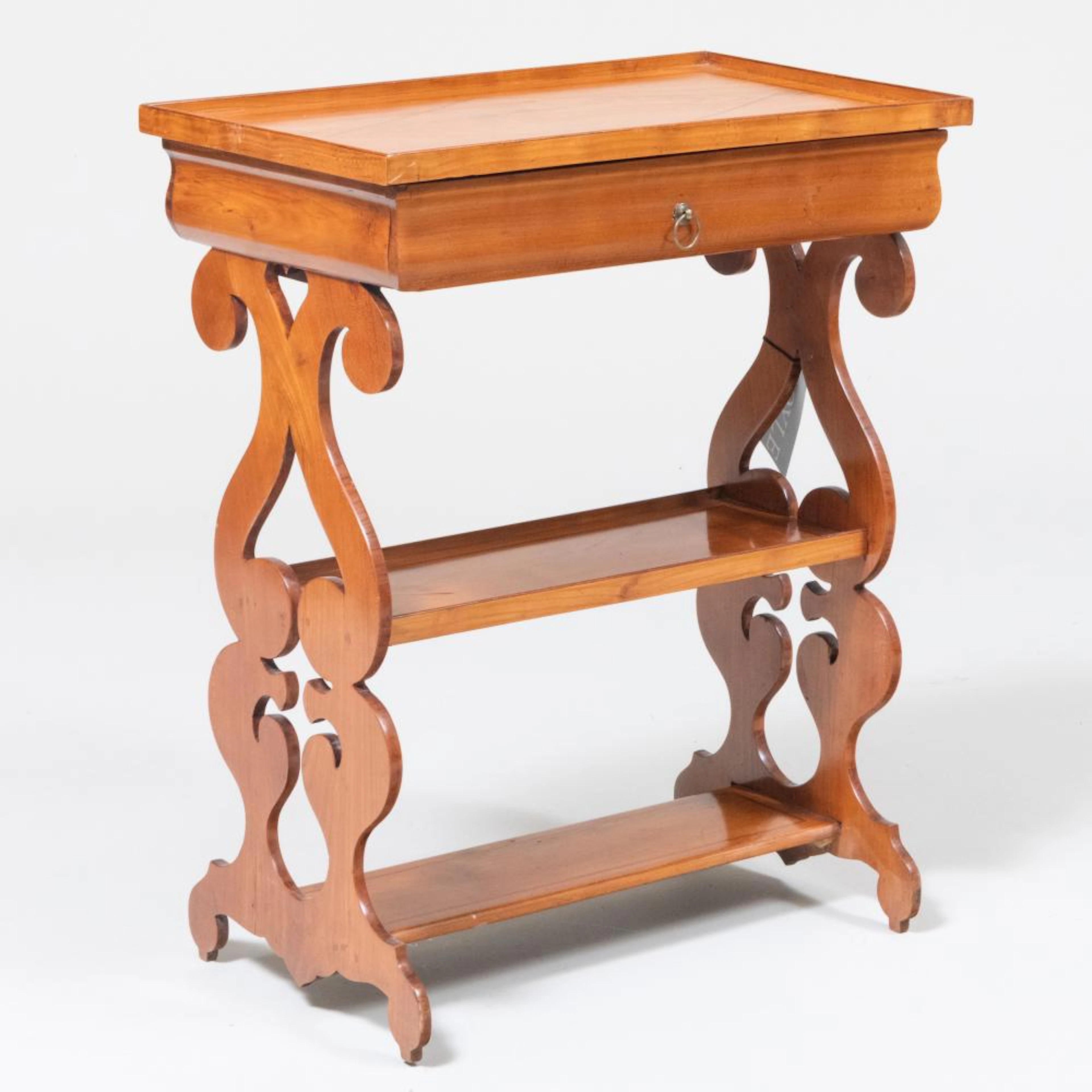 Louis Philippe Fruitwood Inlaid Vide Poche