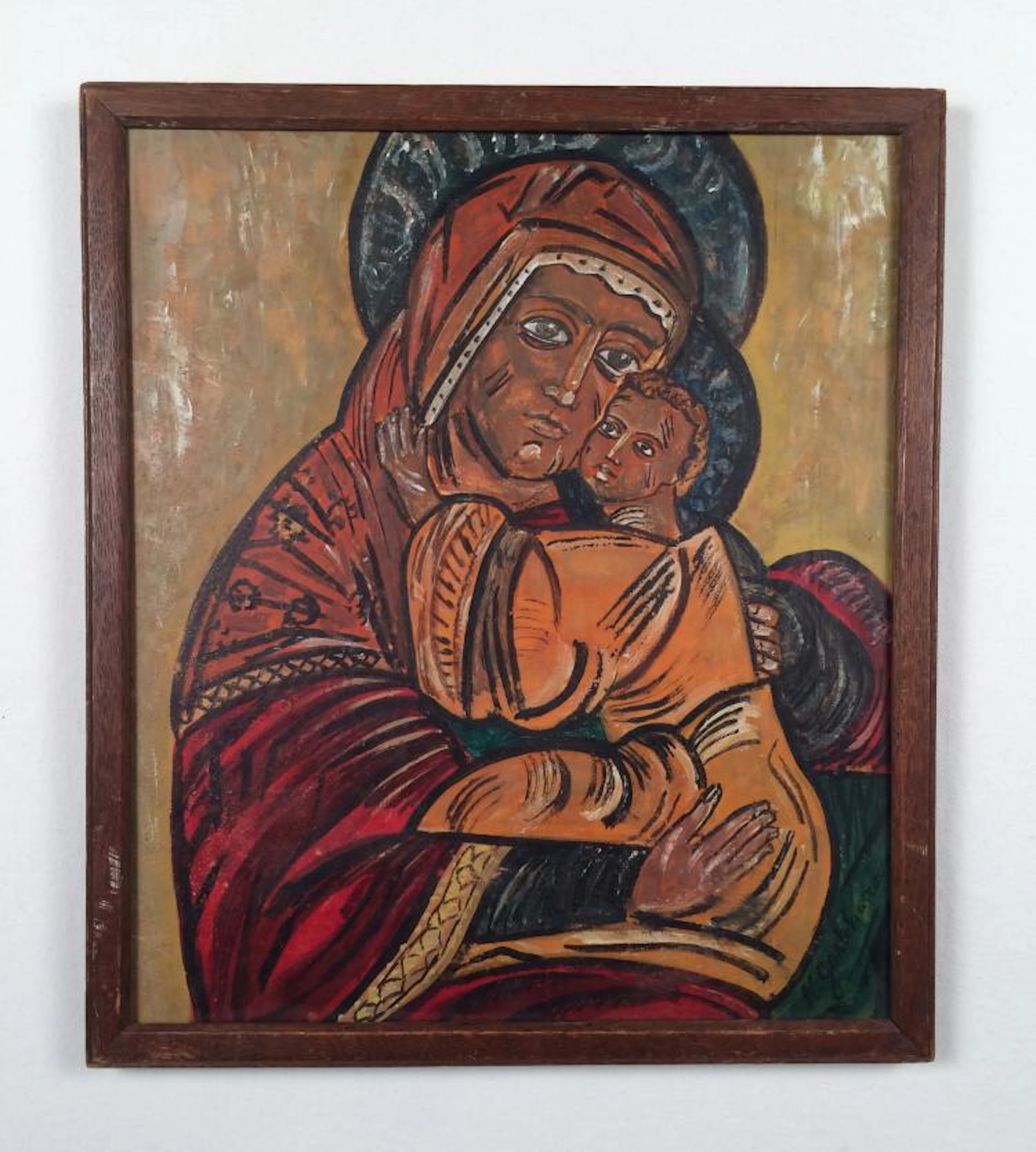 Original Oil on Board Signed "N