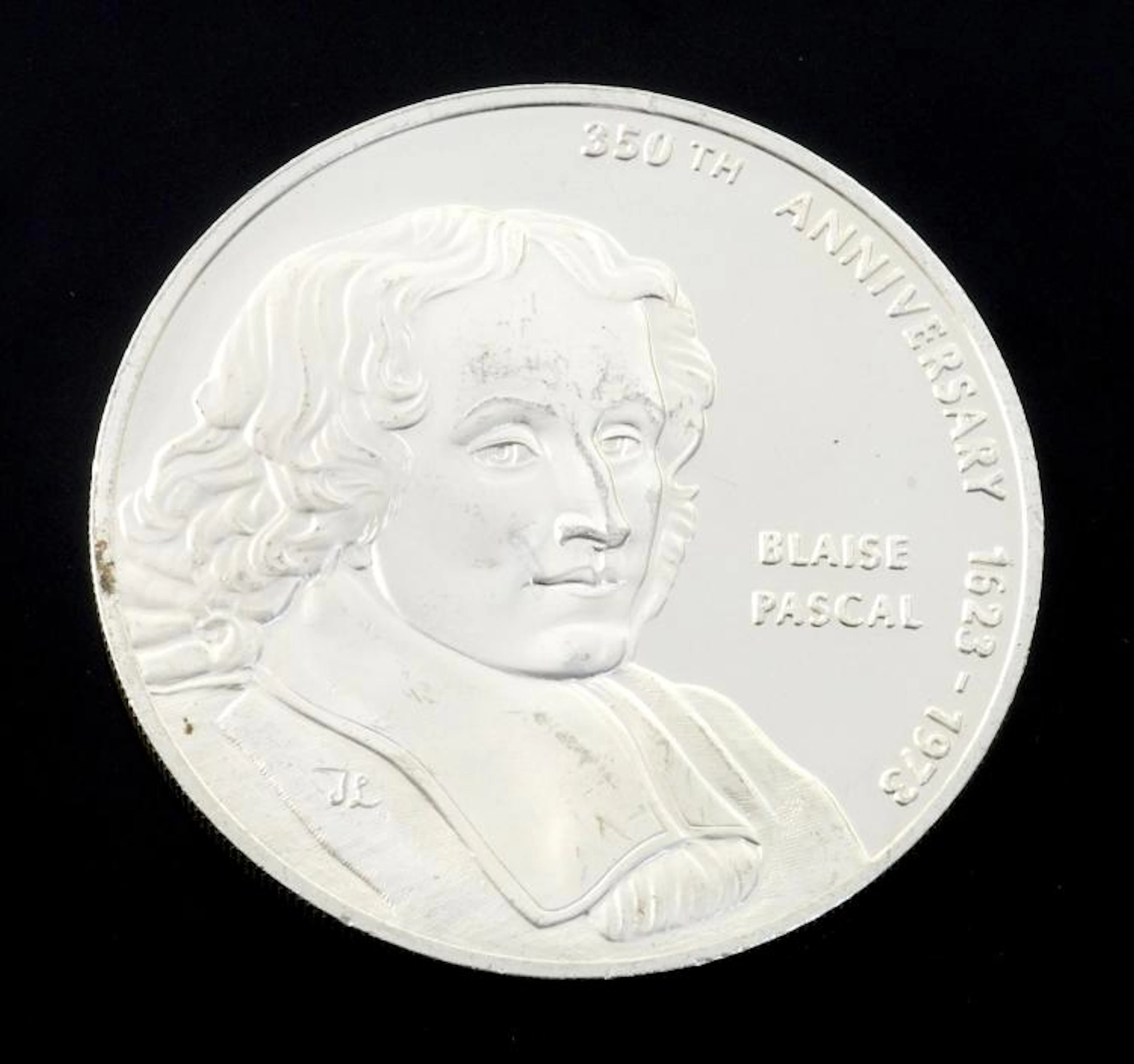 Sterling Silver "Blaise Pascal" Coin  