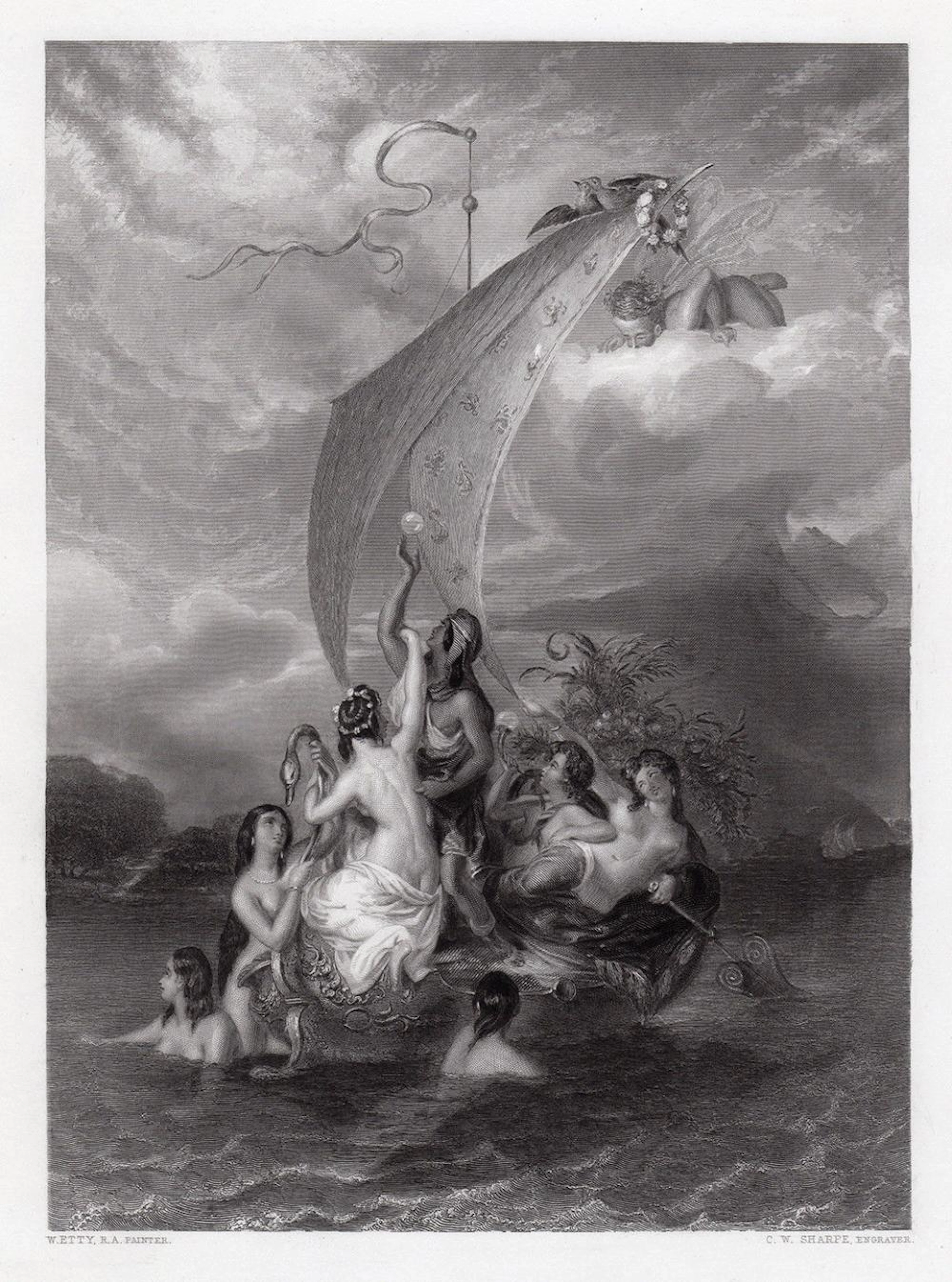 William Etty Youth and Pleasure (Youth on the Prow