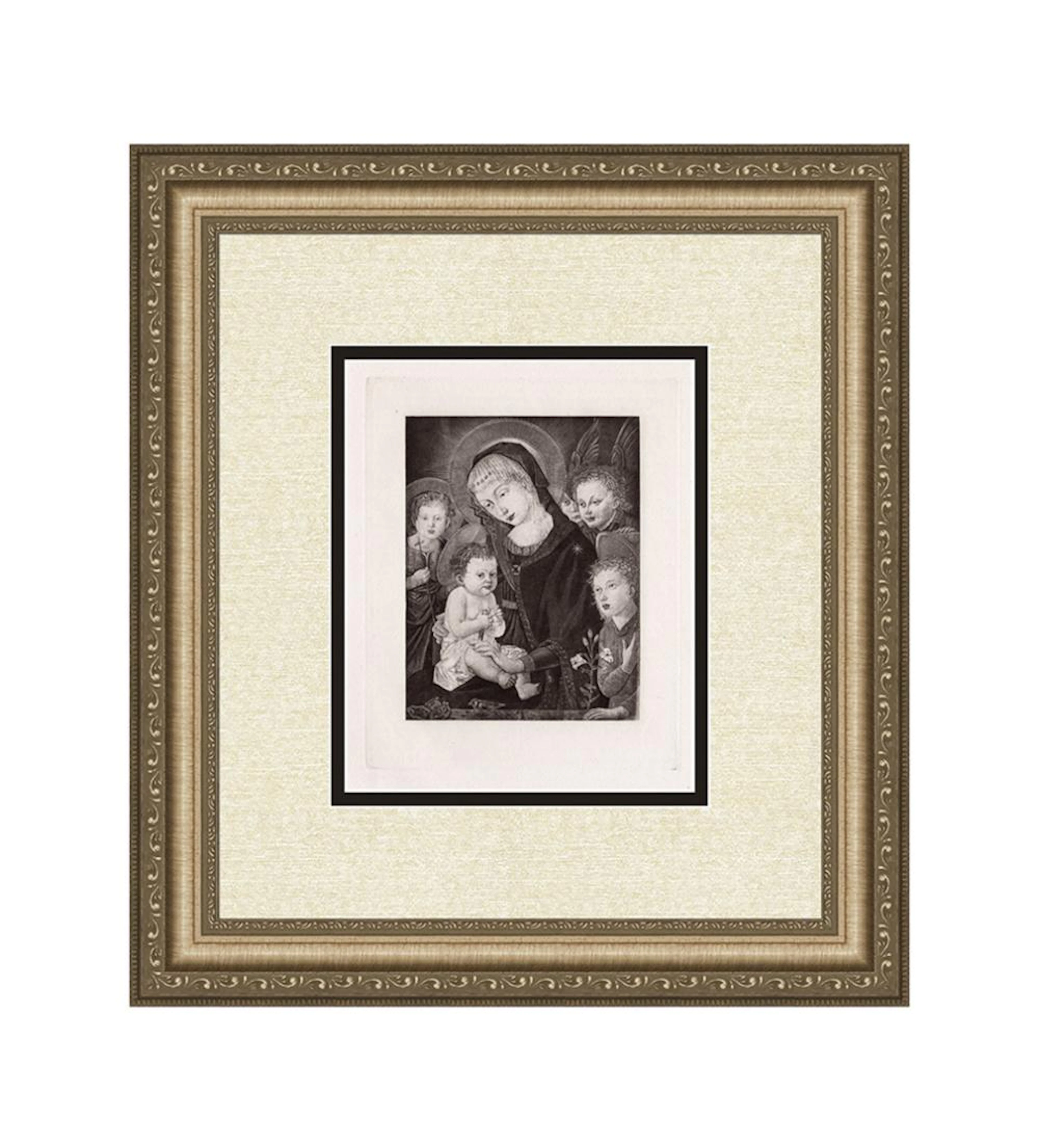 Filippo Lippi Virgin and Child 1881 print