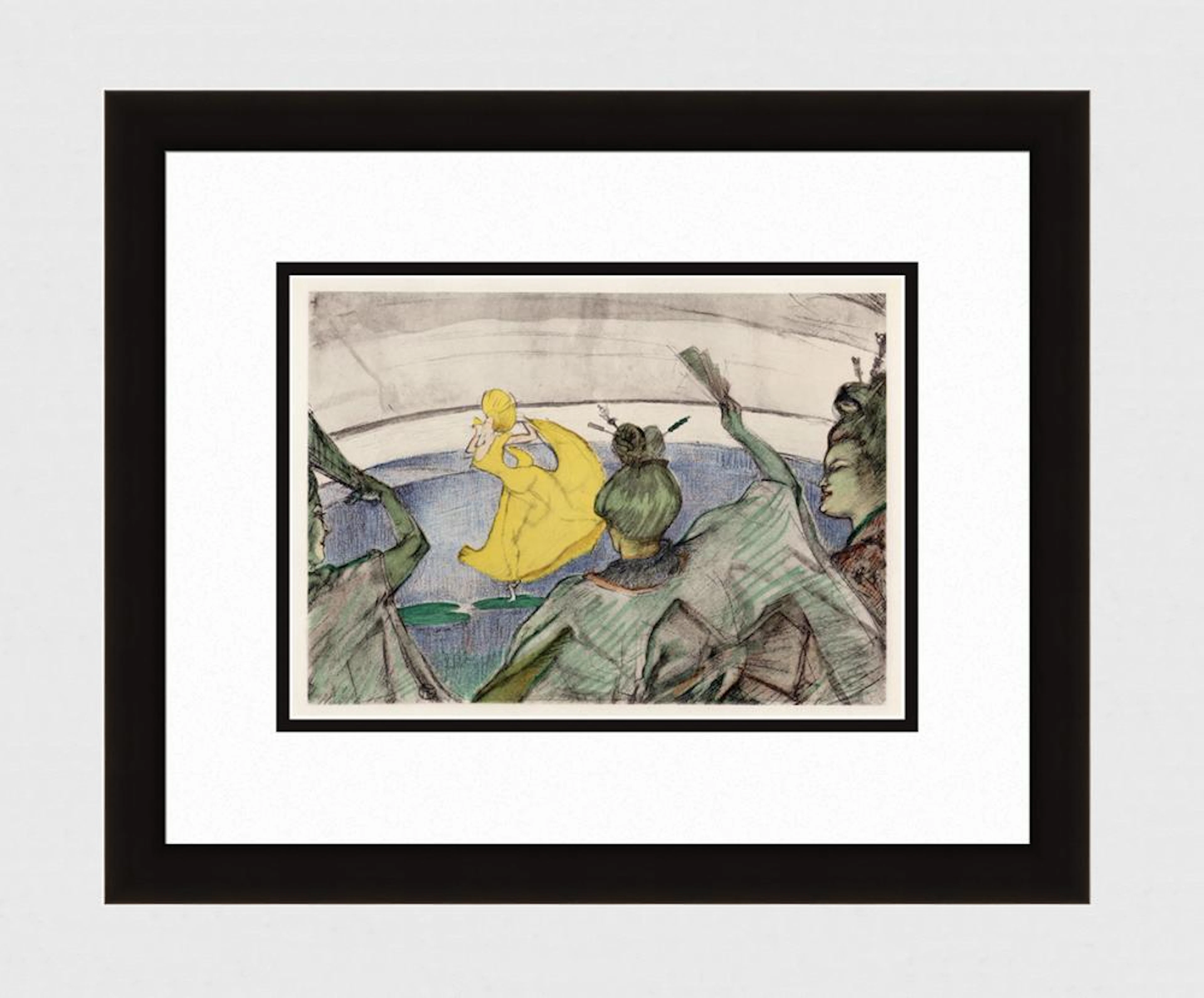 Toulouse Lautrec Color Lithograph Circus Ltd ed