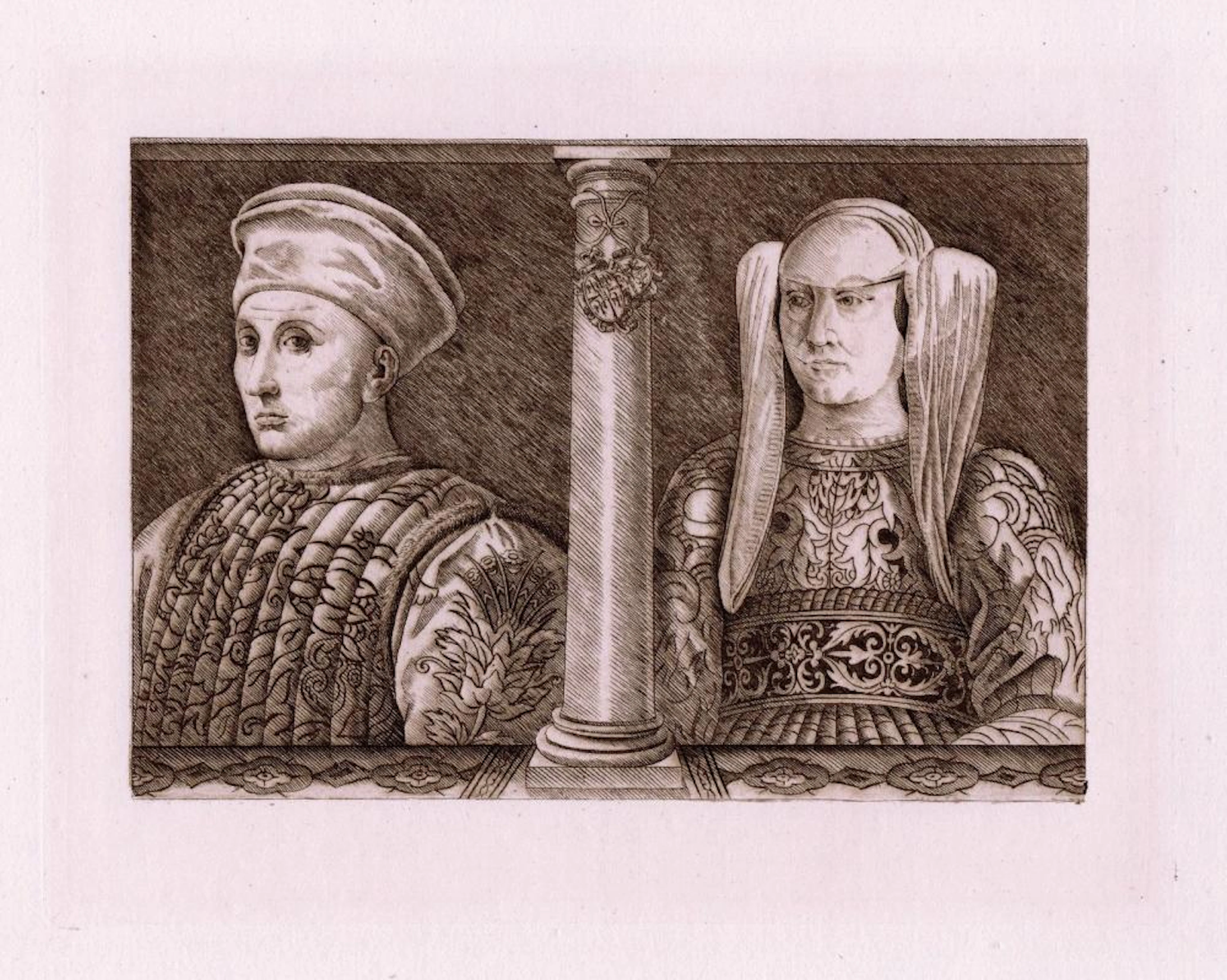 Andrea Mantegna Ludovico Gonzaga 1877 Engraving