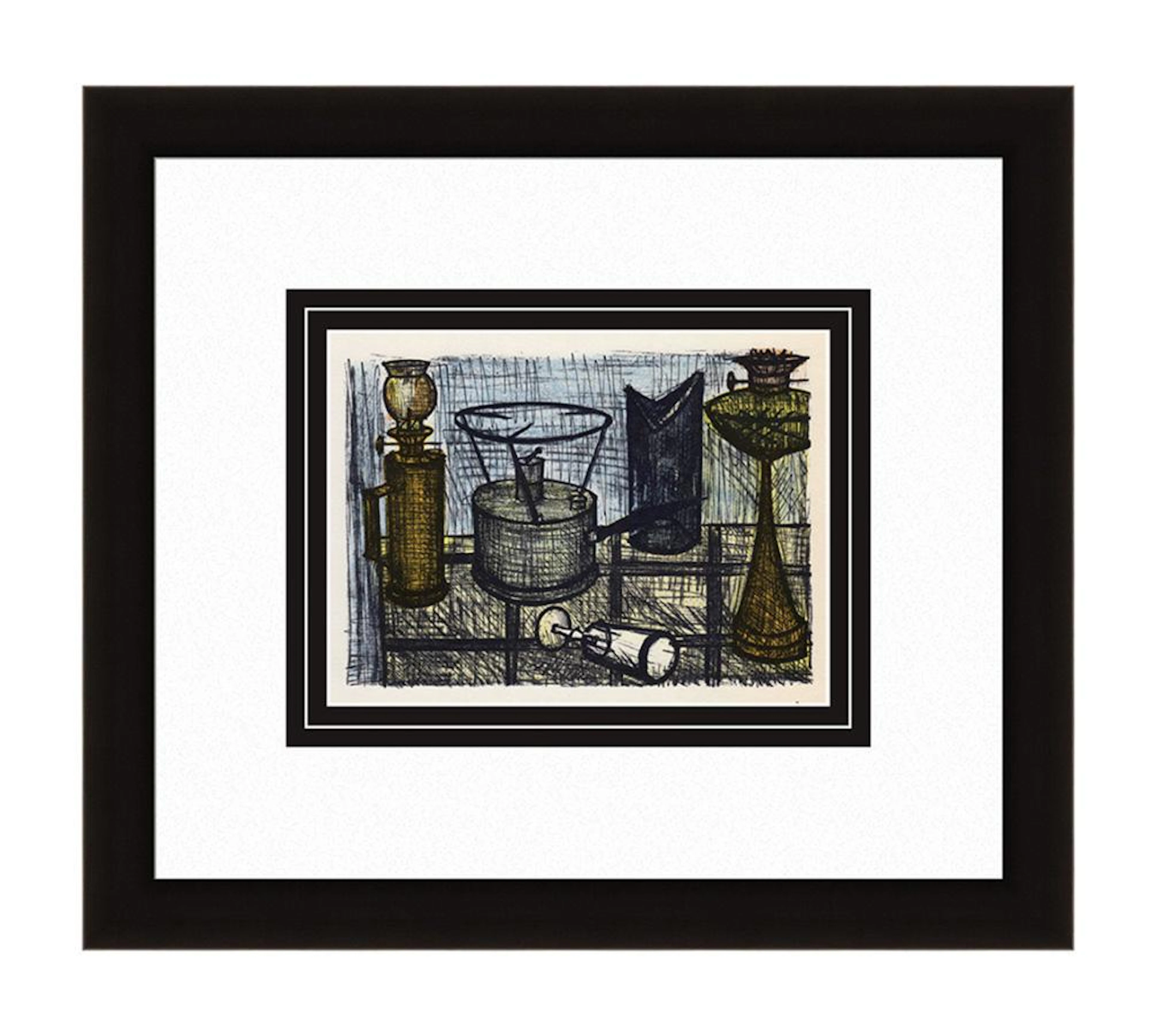 Bernard Buffet The Oil Lamp 1967 lithograph