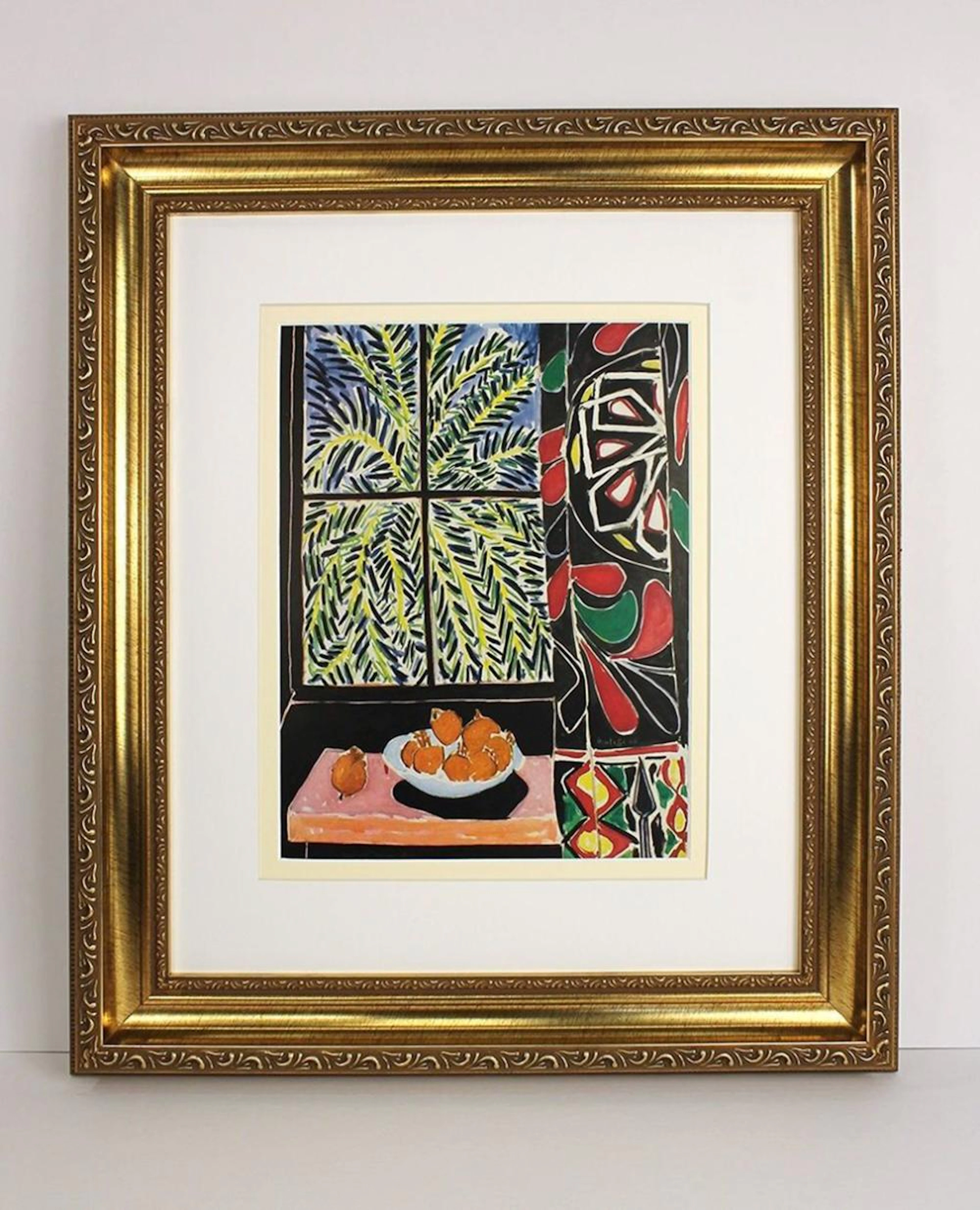1948 Henri Matisse Interieur au Rideau Egyptien (Behind...